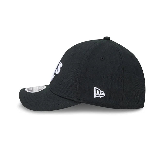 New Era Athletics 39THIRTY M-Crown A-Frame Stretch Fit Hat-Black/White