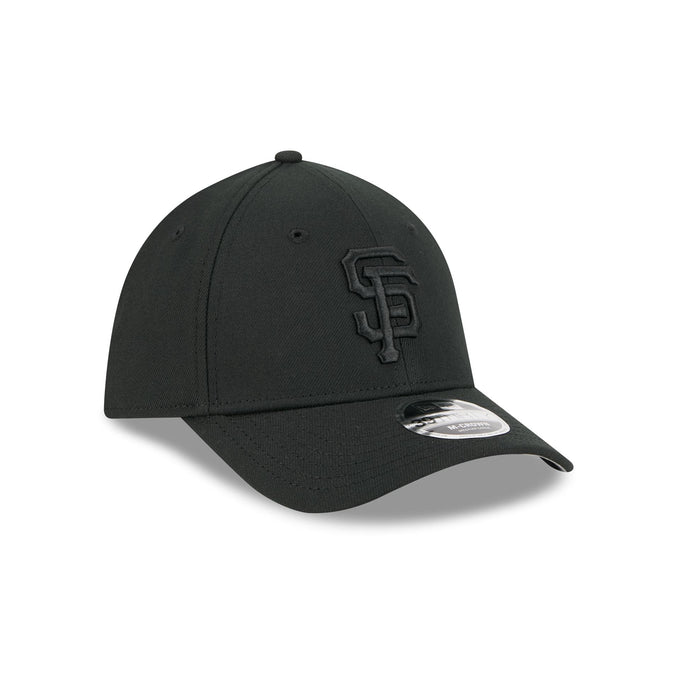 New Era San Francisco Giants 39THIRTY M-Crown A-Frame Stretch Fit Hat-Black/Black
