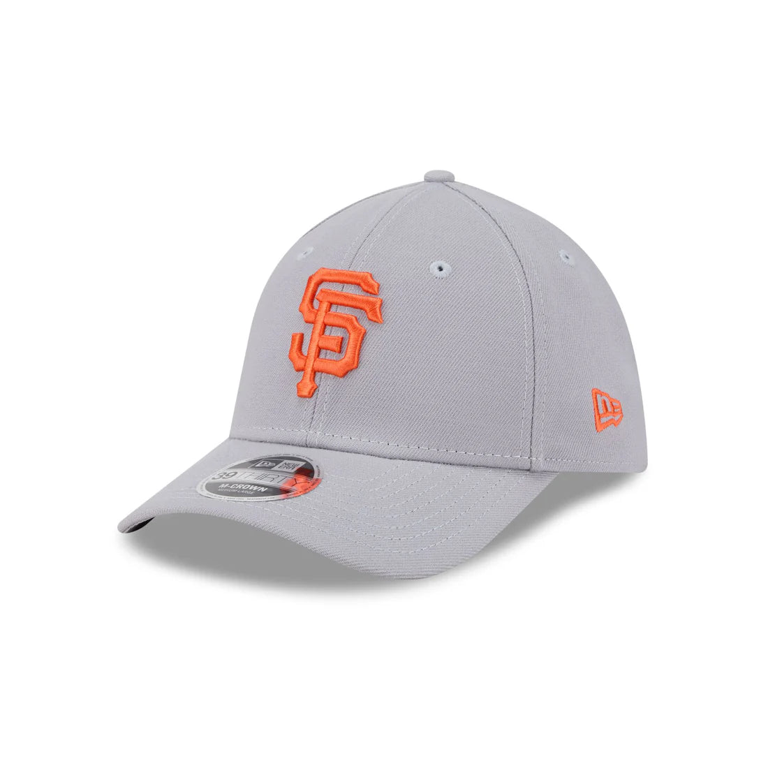 New Era San Francisco Giants 39THIRTY M-Crown Stretch Fit Hat-Gray