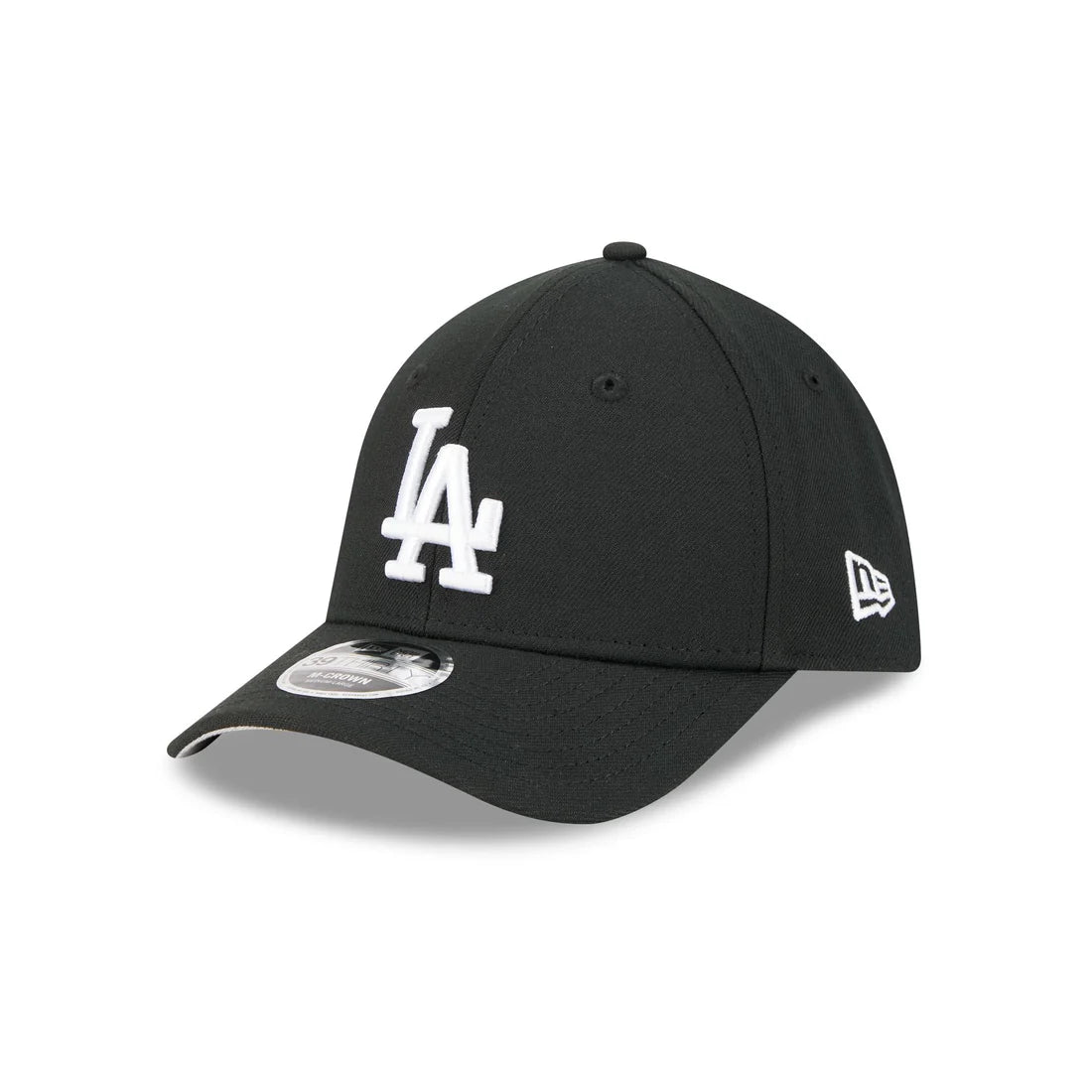 New Era Los Angeles Dodgers 39THIRTY M-Crown A-Frame Stretch Fit Hat-Black/White