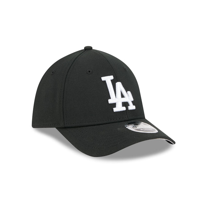 New Era Los Angeles Dodgers 39THIRTY M-Crown A-Frame Stretch Fit Hat-Black/White