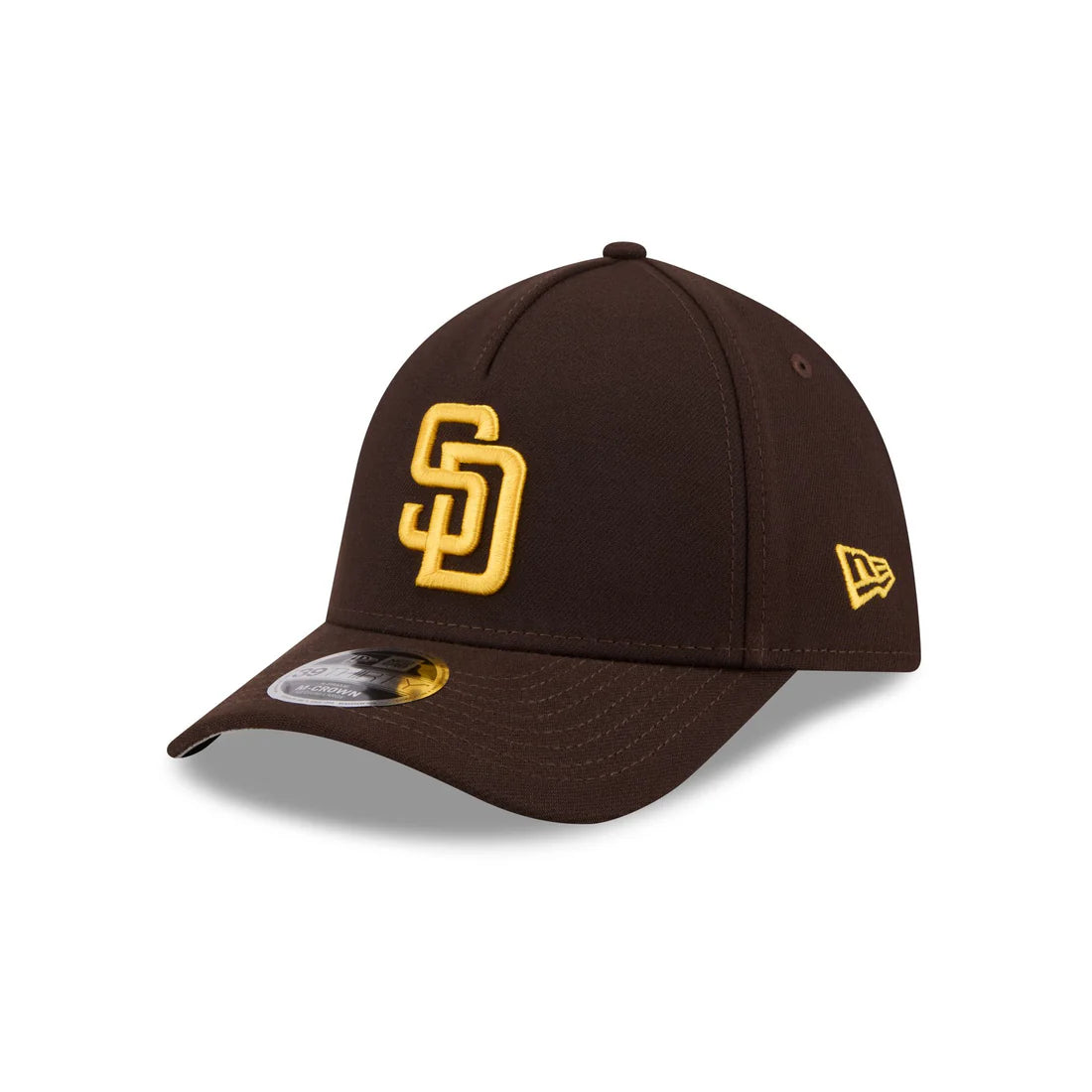 New Era San Diego Padres Poly 39THIRTY M-Crown A-Frame Stretch Fit Hat