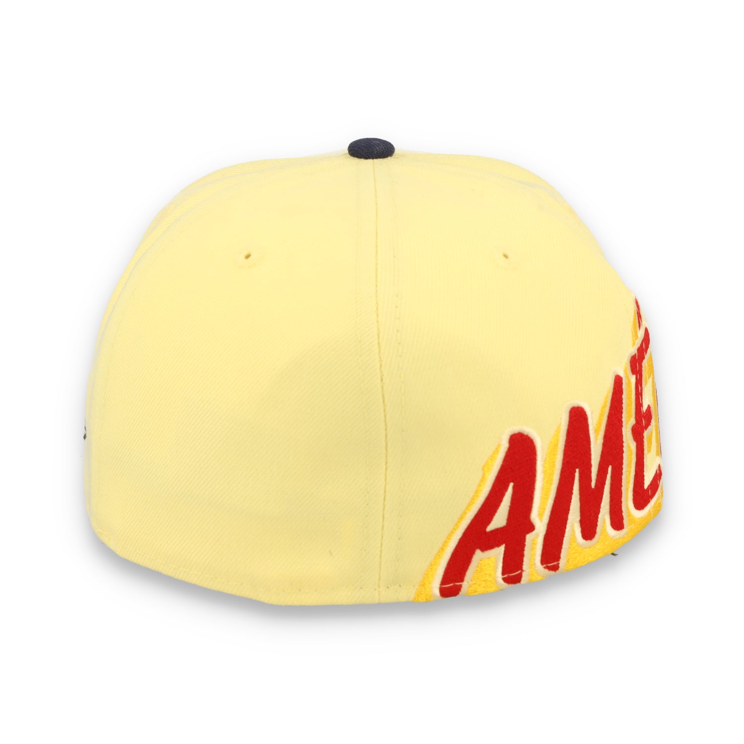 NEW ERA CLUB AMERICA OFFICIAL FITTED 59FIFTY AMERICA SIDEPATCH -YELLOW/ROYAL