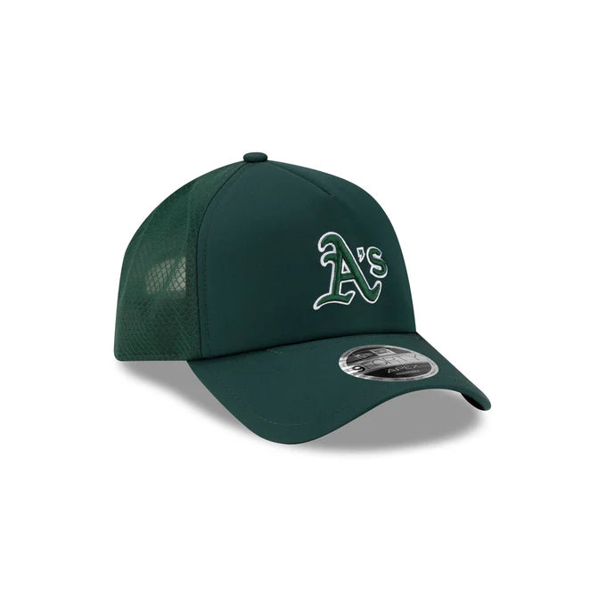New Era Athletics 2026 Batting Practice 9FORTY APEX Trucker Snapback Hat