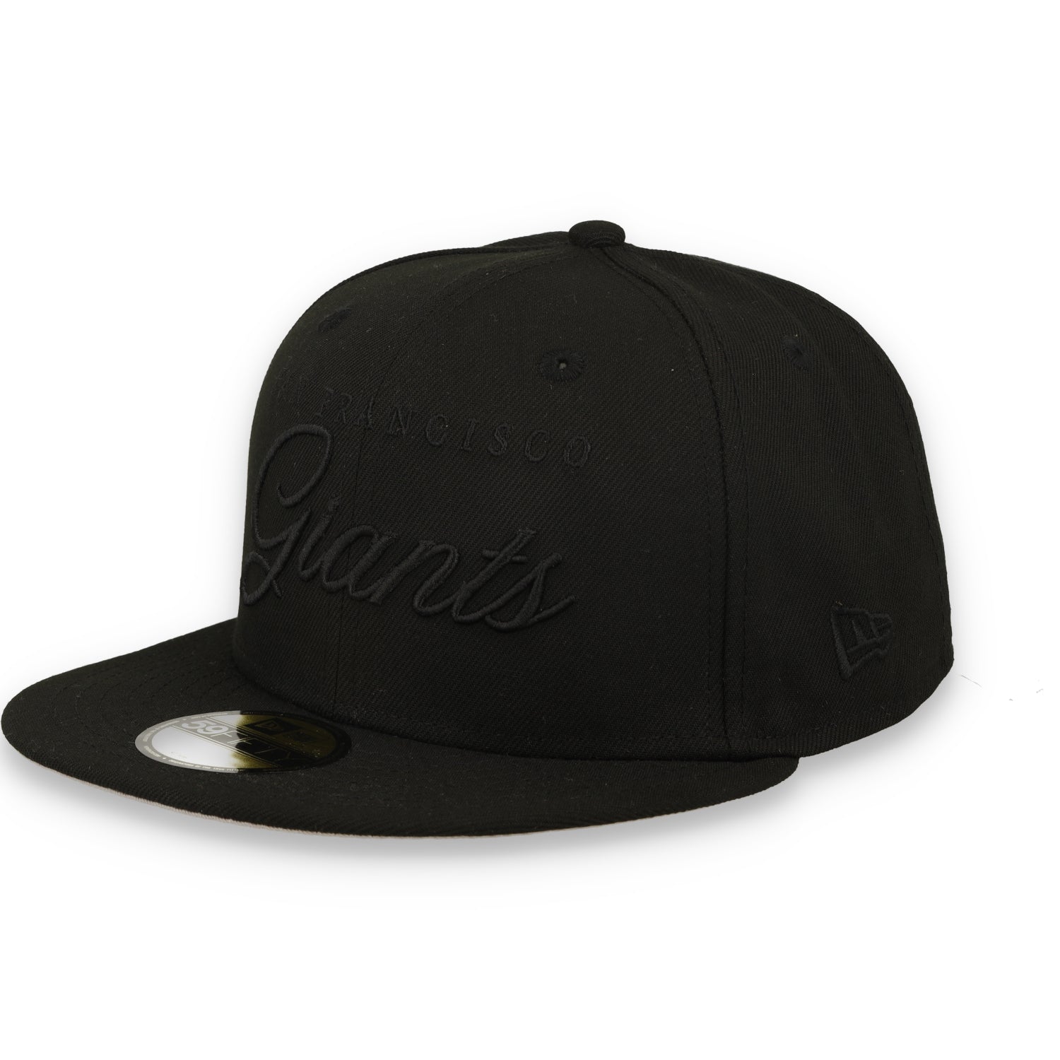 New Era San Francisco Giants Black Scripted 59FIFTY Fitted Hat