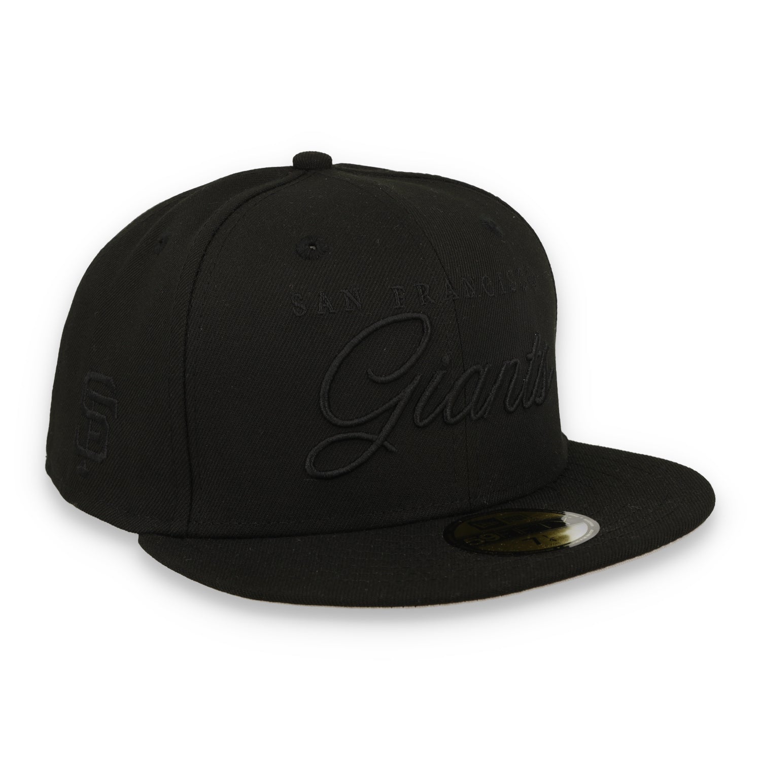 New Era San Francisco Giants Black Scripted 59FIFTY Fitted Hat