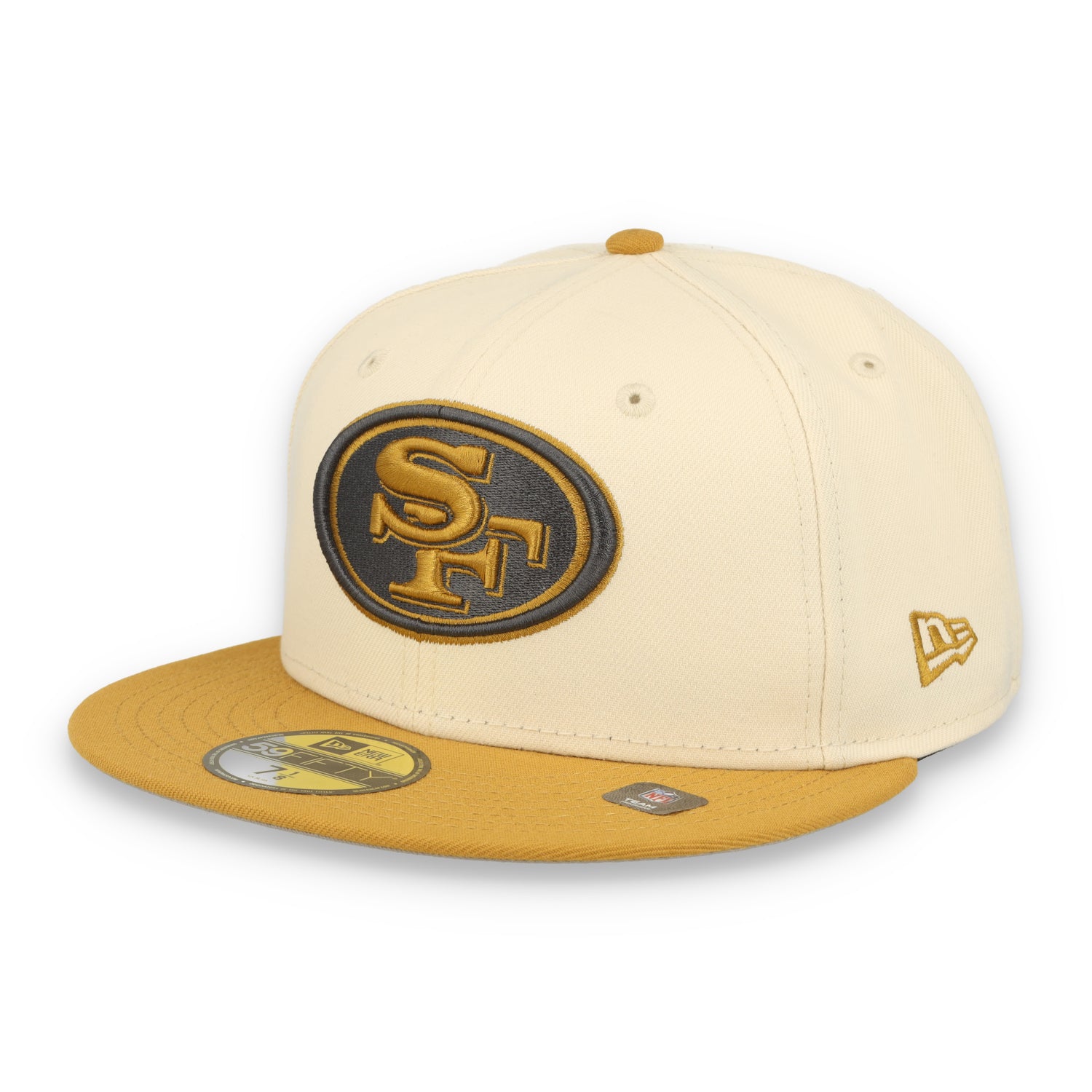 New Era San Francisco 49ers 2-Tone Color Pack 59FIFTY Fitted Hat-Tan/Bronze