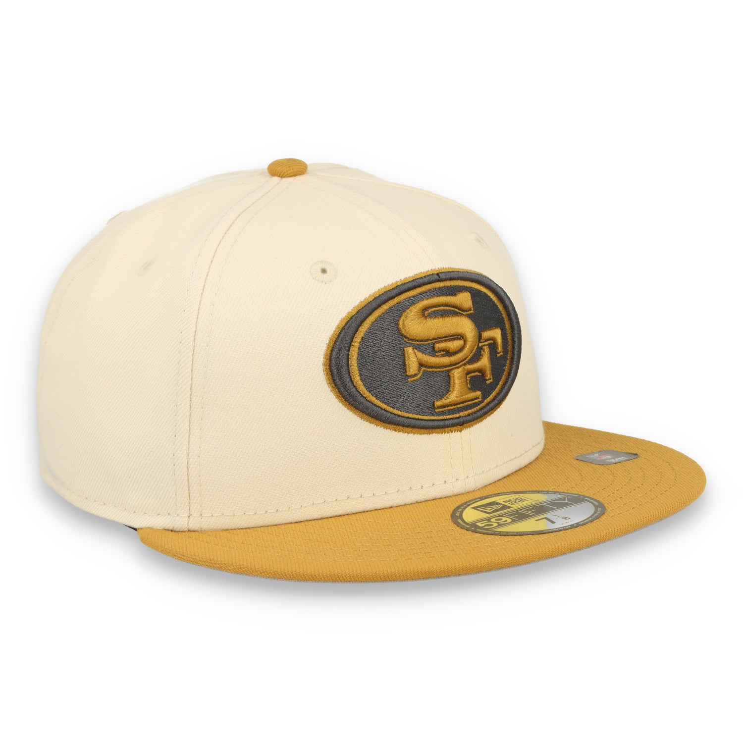 New Era San Francisco 49ers 2-Tone Color Pack 59FIFTY Fitted Hat-Tan/Bronze