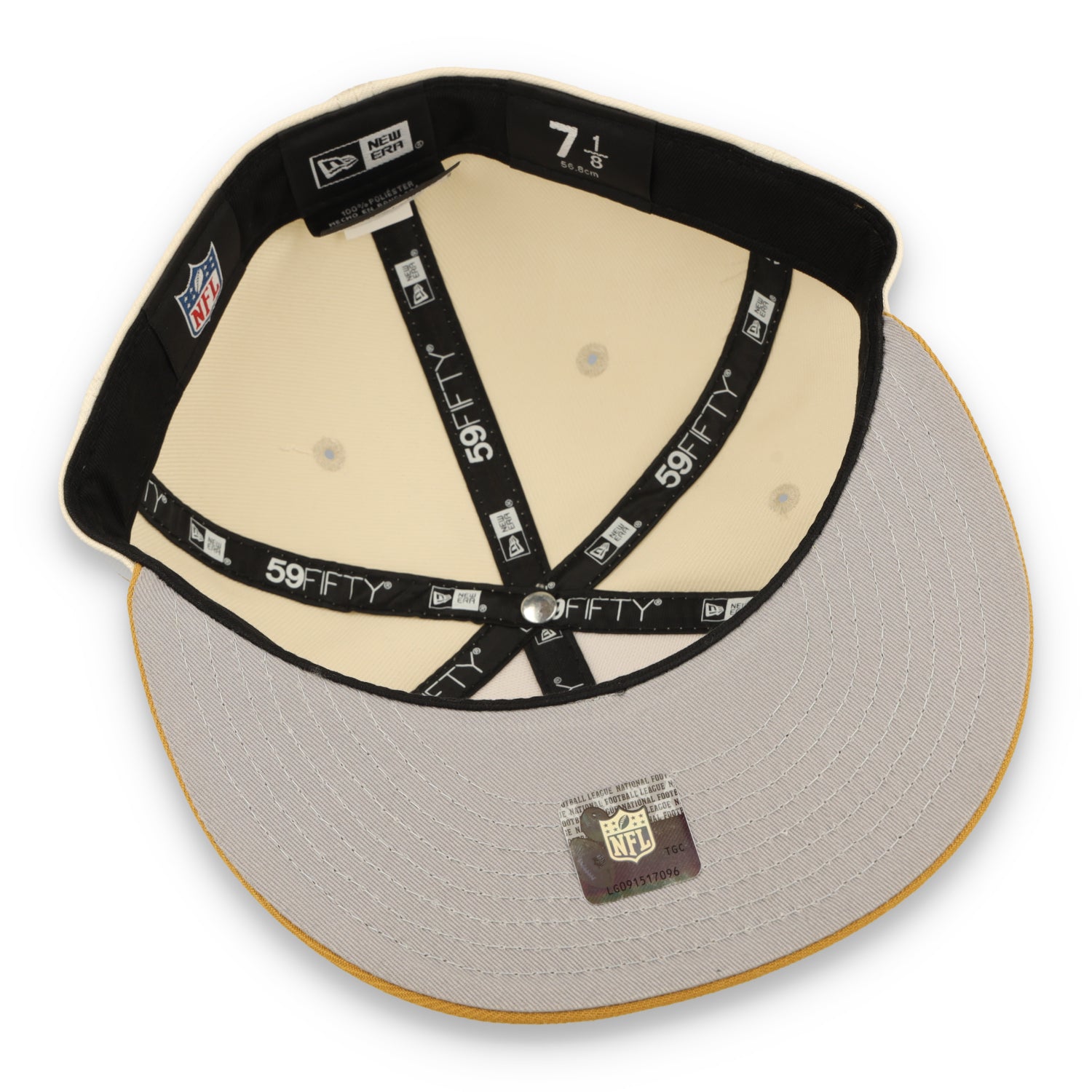 New Era San Francisco 49ers 2-Tone Color Pack 59FIFTY Fitted Hat-Tan/Bronze