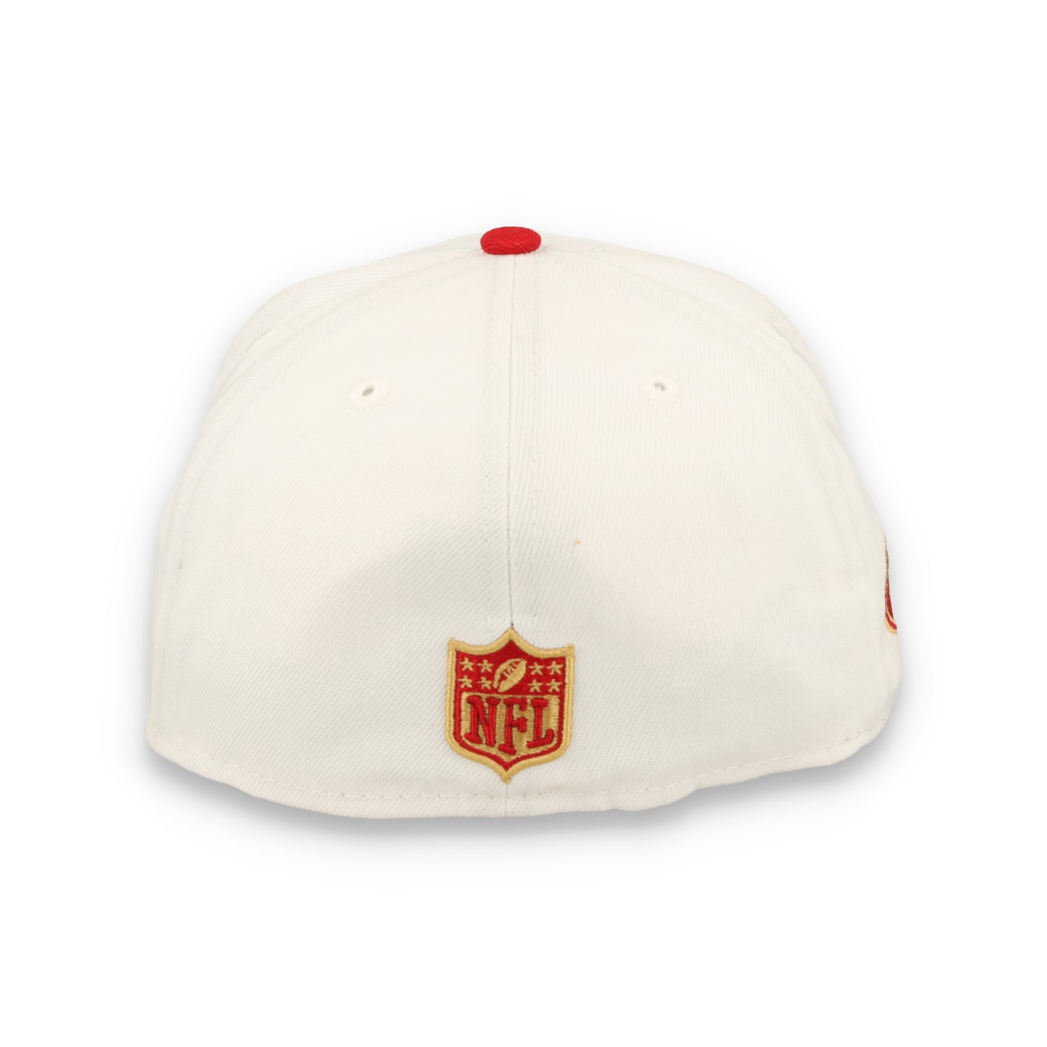 New Era San Francisco 49ers Scripted 59FIFTY Fitted Hat-White/Red