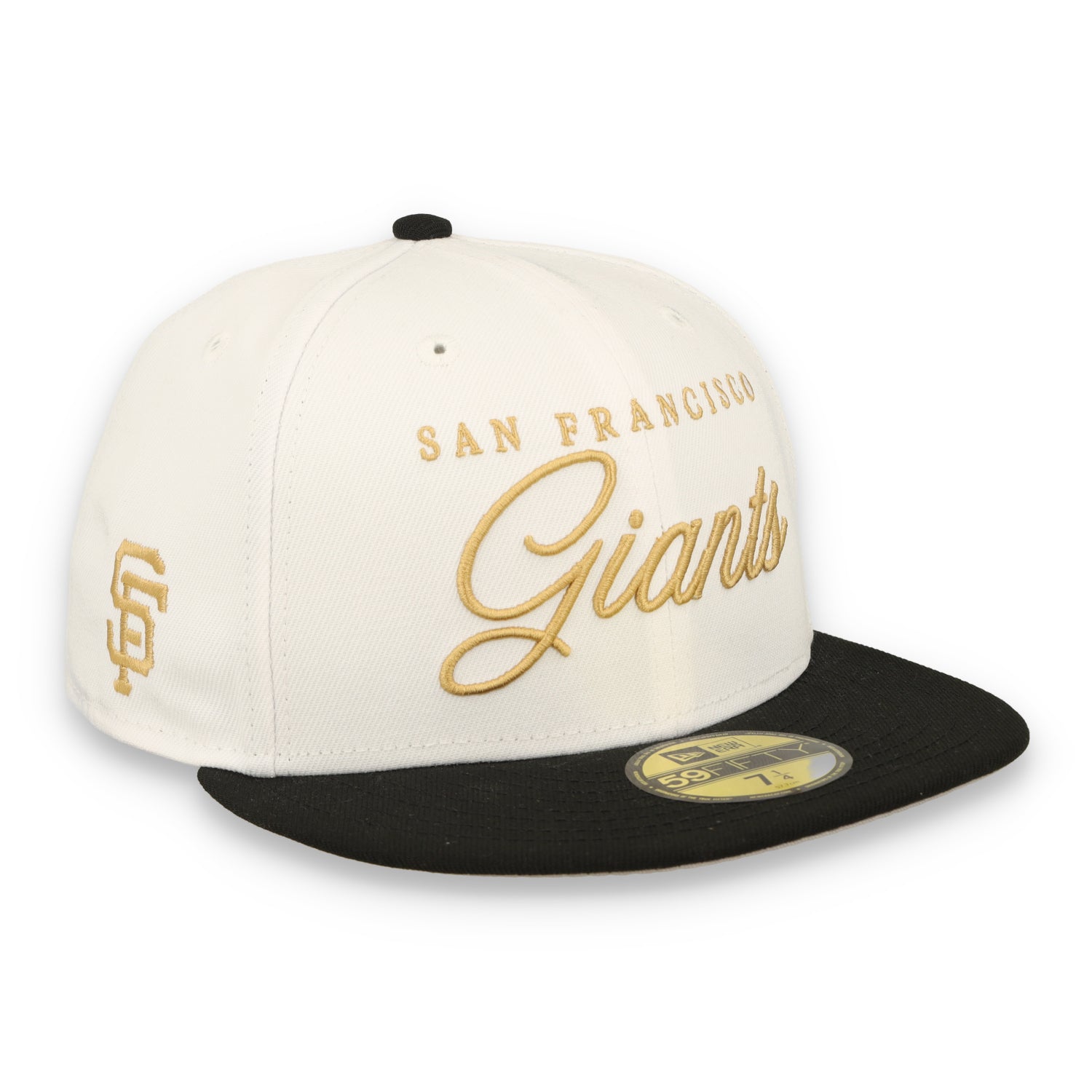 New Era San Francisco Giants Gold Scripted 59FIFTY Fitted Hat