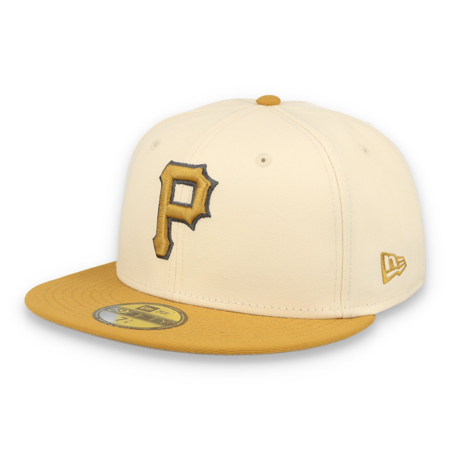 New Era Pittsburgh Pirates 2-Tone Color Pack 59FIFTY Fitted Hat-Light Beige/Khaki