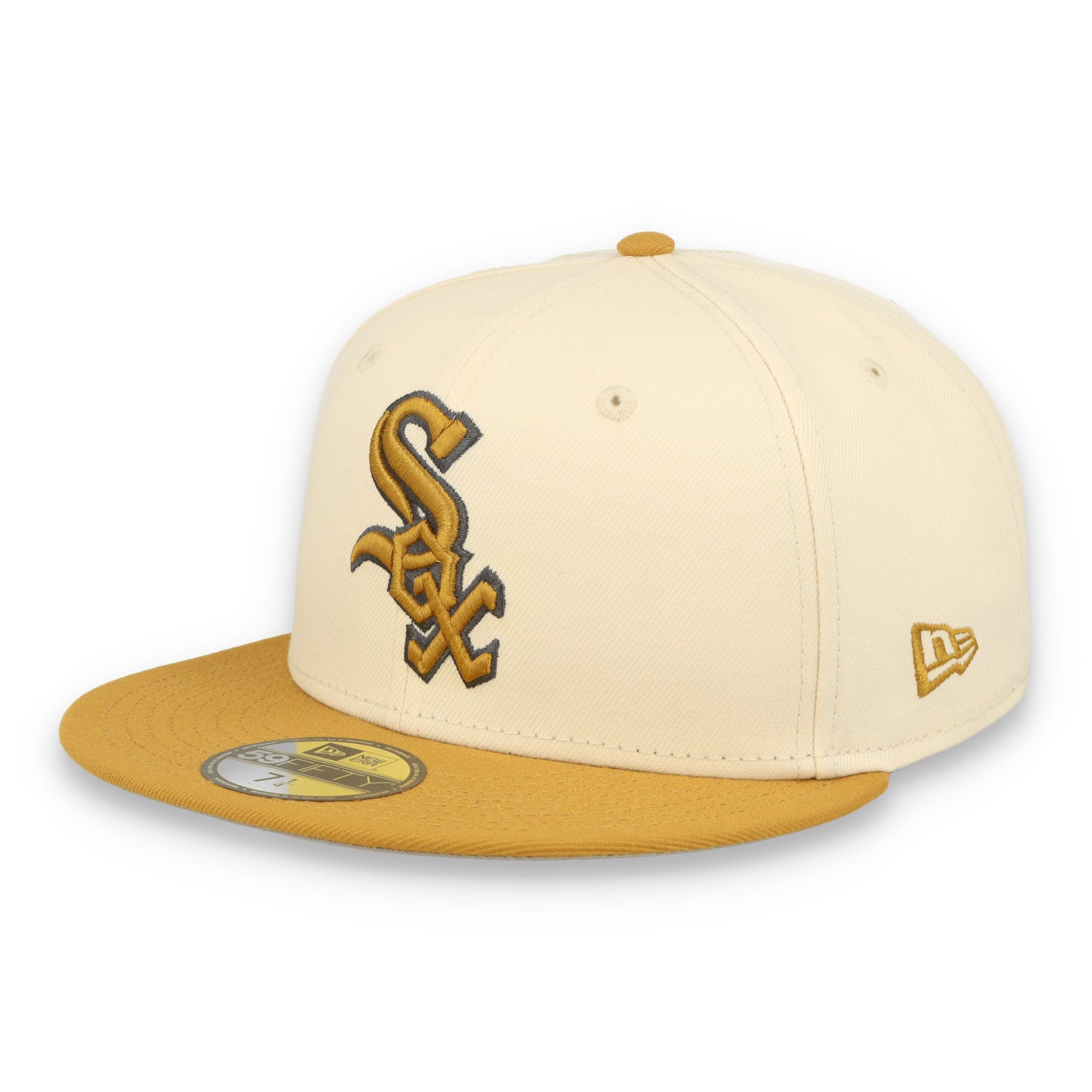 New Era Chicago White Sox 2-Tone Color Pack 59FIFTY Fitted Hat-Light Beige/Khaki