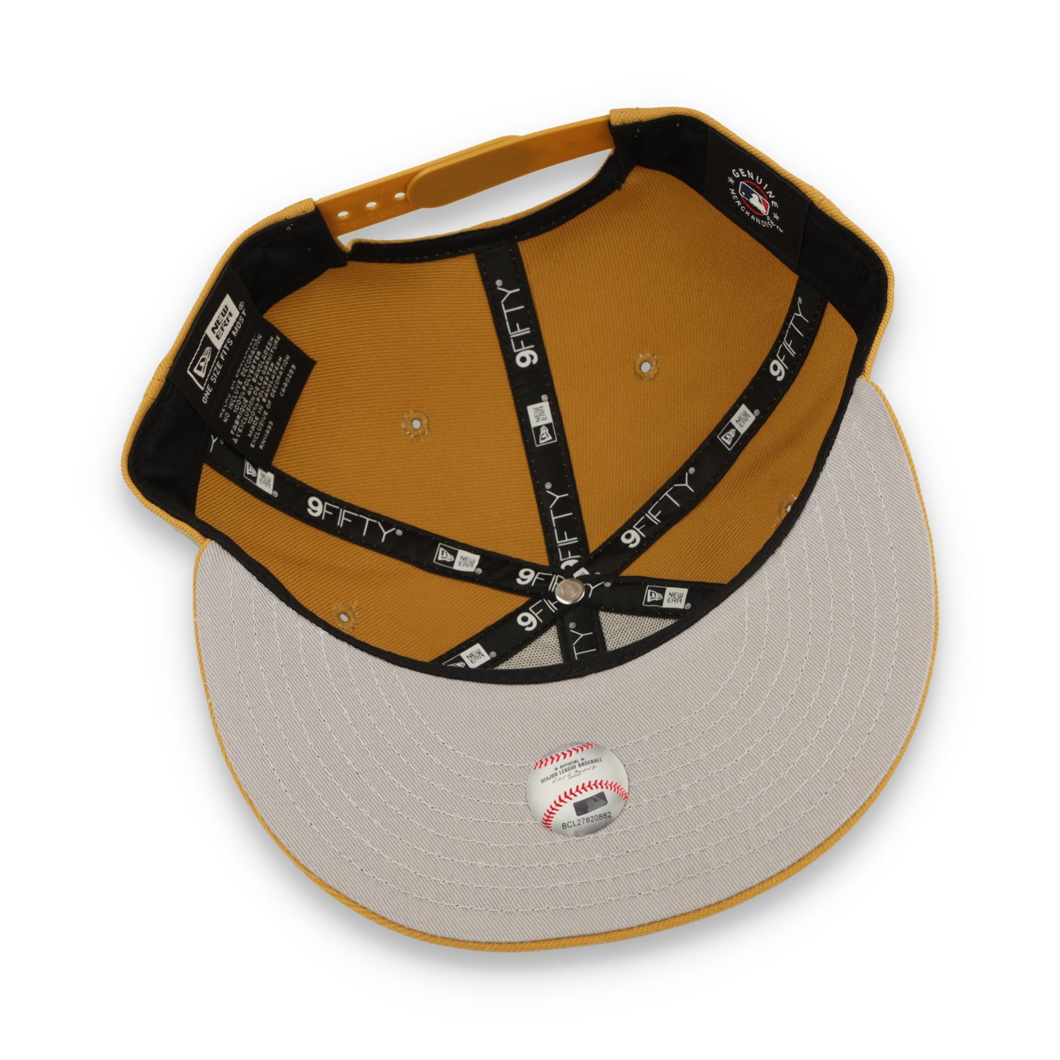 New Era Los Angeles Dodgers Color Pack 9FIFTY Adjustable Snapback Hat-Khaki