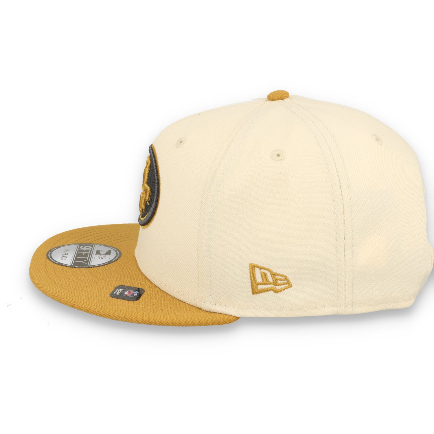 New Era San Francisco 49ers 2-Tone Color Pack 9FIFTY Snapback Hat -Tan/Bronze