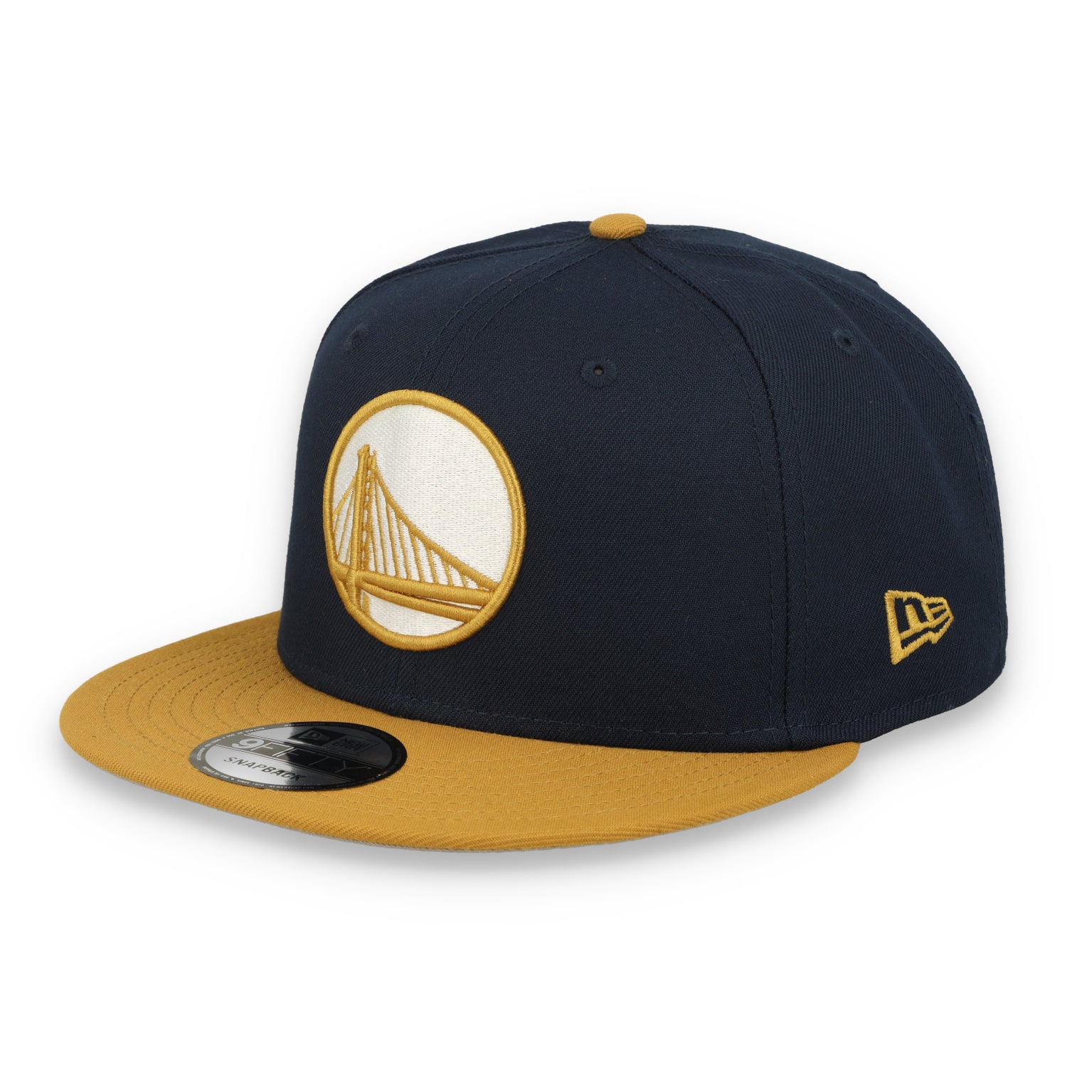 New Era Golden State Warriors Two-Tone Color Pack 9FIFTY Snapback Hat - Navy/Tan