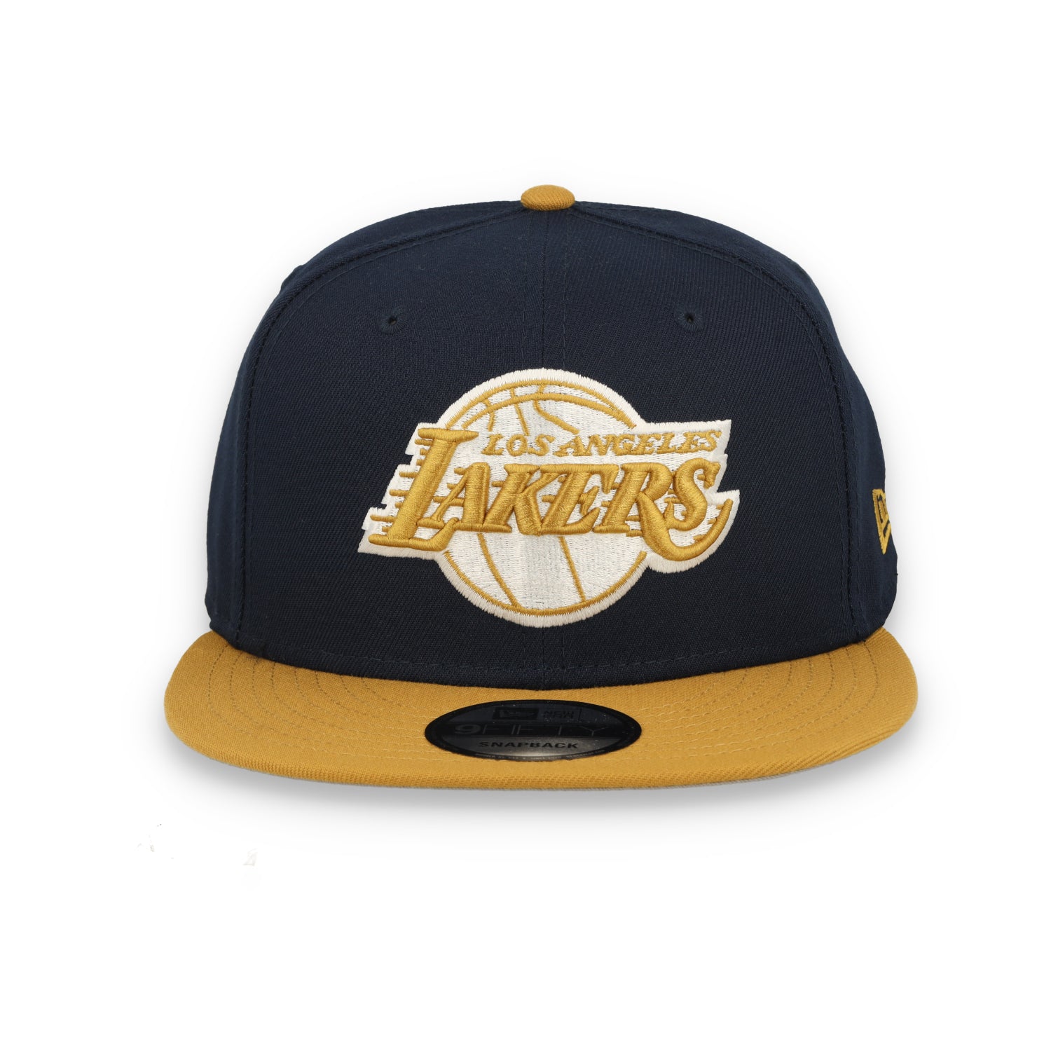 New Era Los Angeles Lakers  Two-Tone Color Pack 9FIFTY Snapback Hat - Navy/Brown