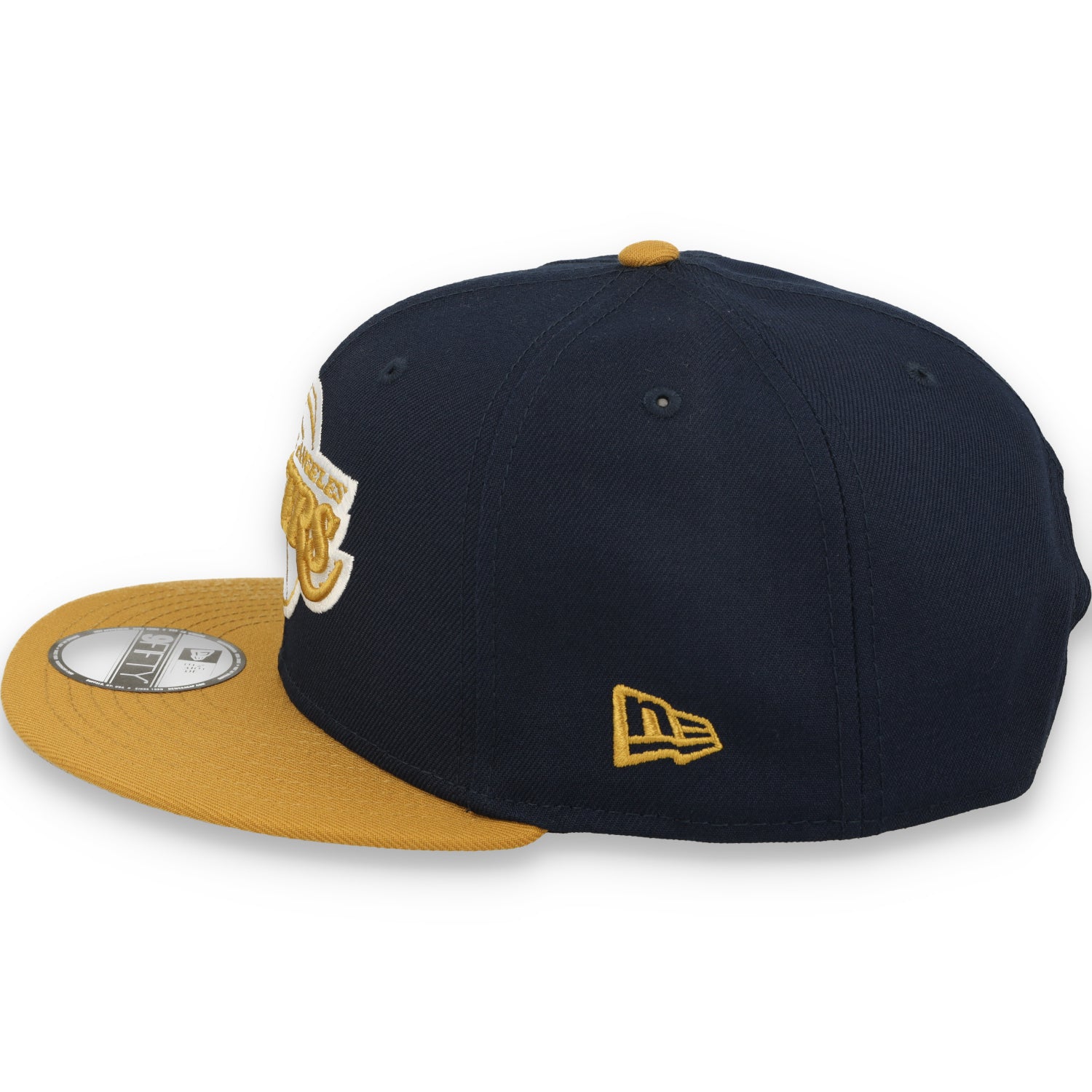 New Era Los Angeles Lakers  Two-Tone Color Pack 9FIFTY Snapback Hat - Navy/Brown