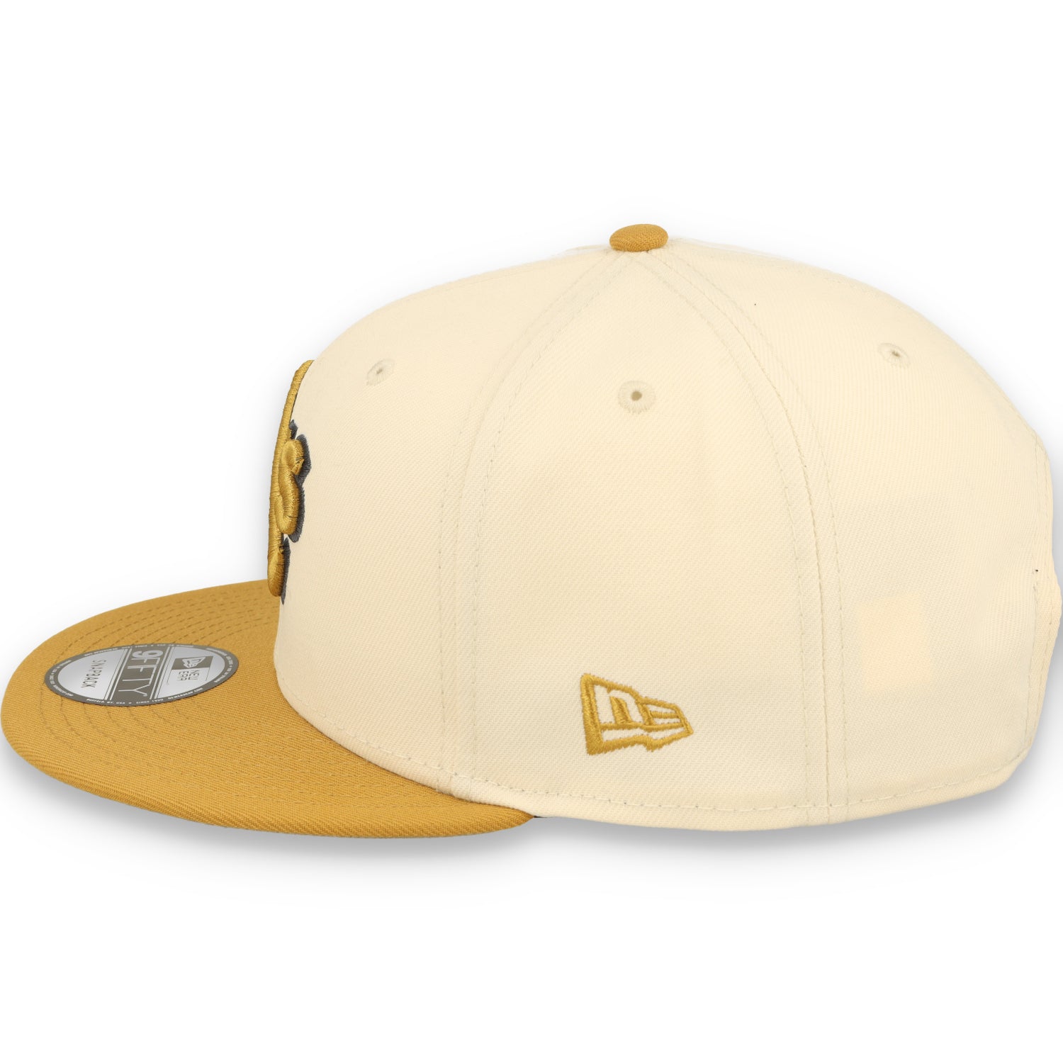 New Era Athletics 2-Tone 9FIFTY Snapback Hat-Beige/Bronze