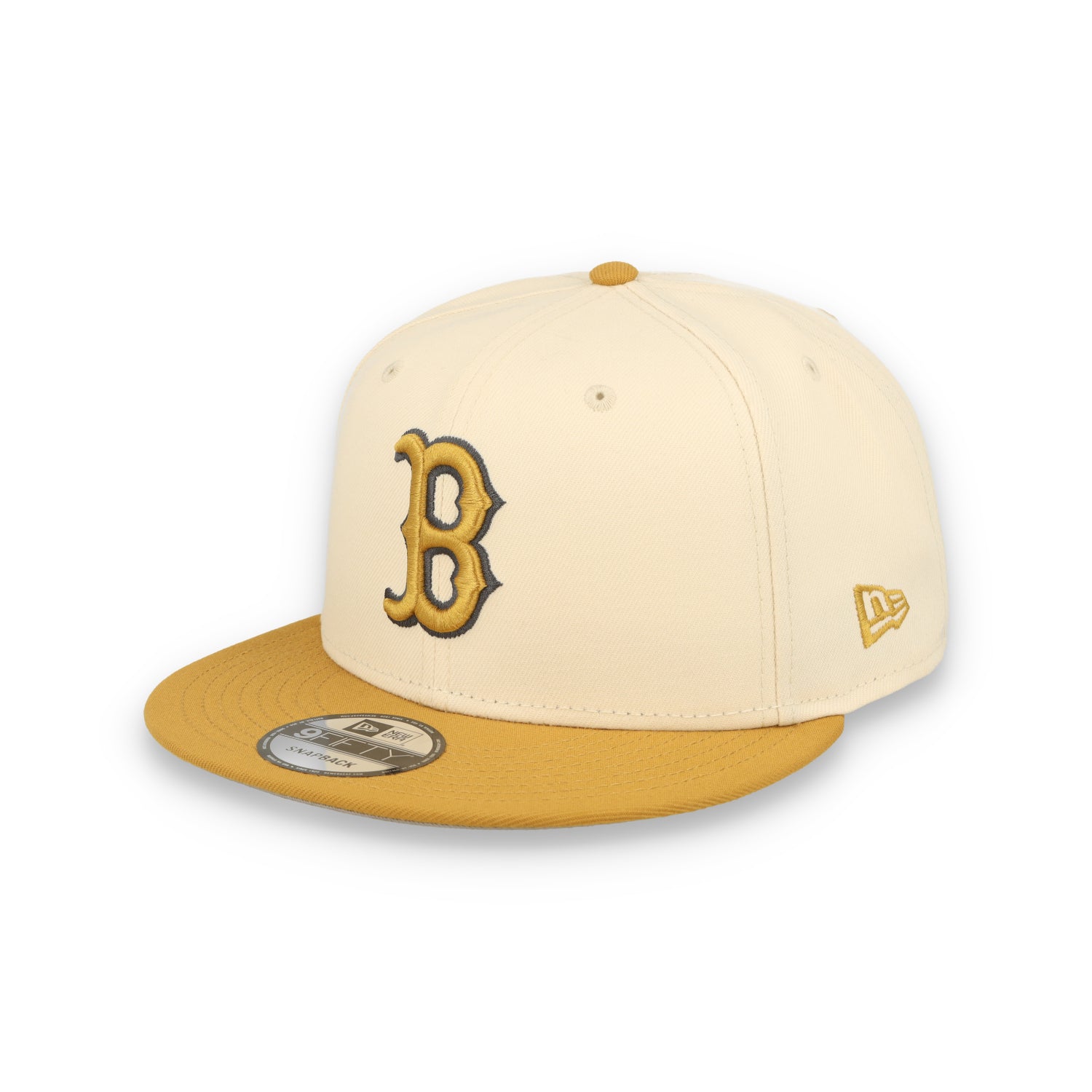New Era Boston Red Sox 2-Tone 9FIFTY Snapback Hat-Beige /Bronze