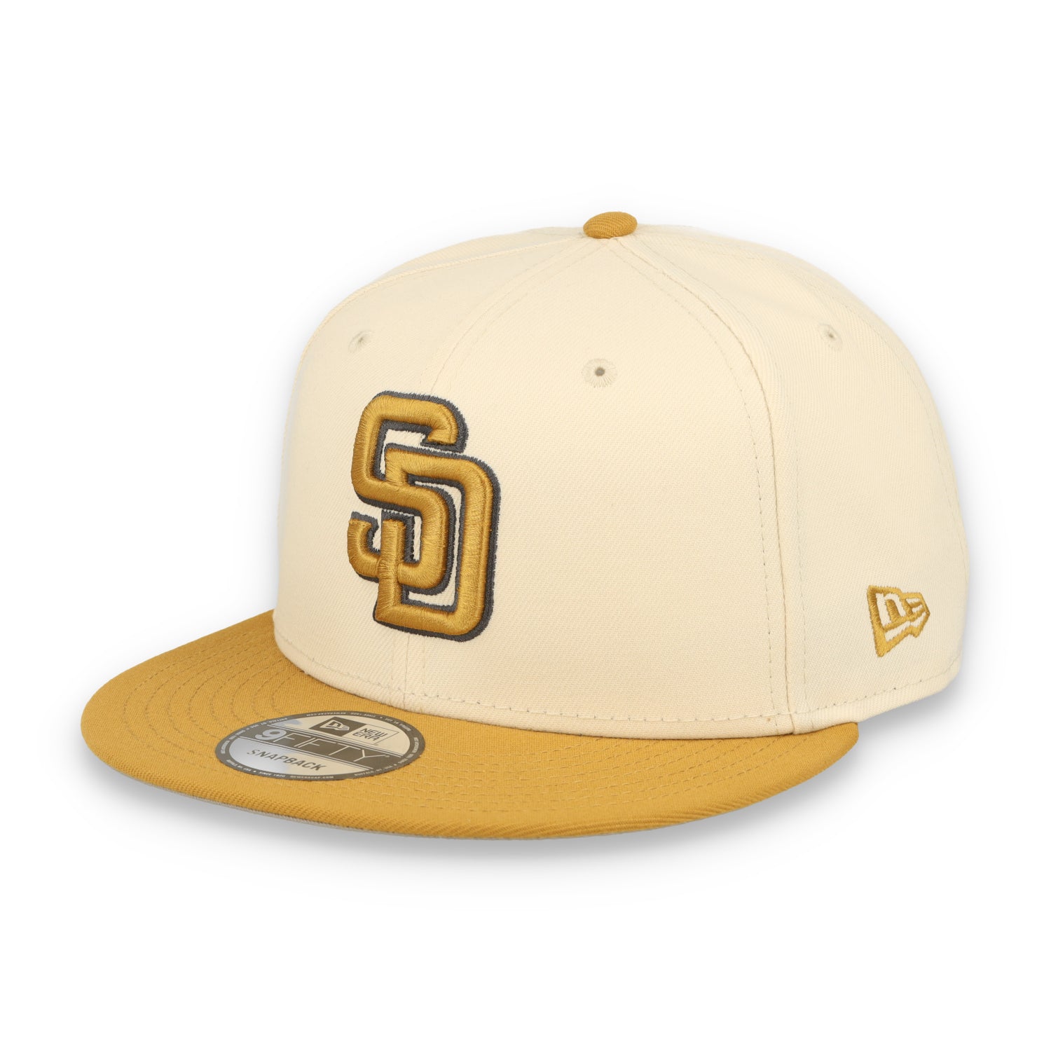 New Era San Diego Padres 2-Tone 9FIFTY Snapback Hat-Beige /Bronze