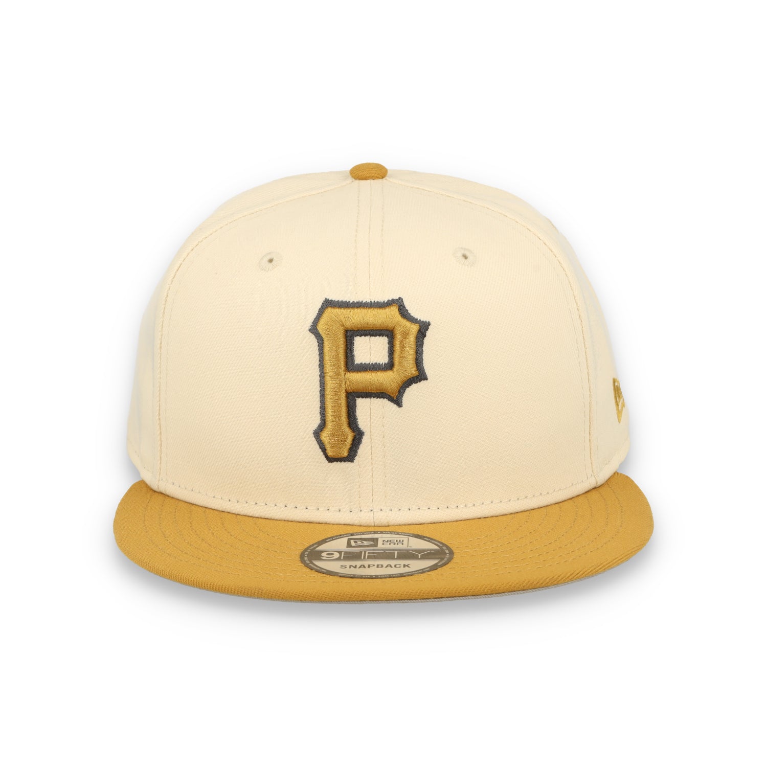 New Era Pittsburgh Pirates 2-Tone 9FIFTY Snapback Hat-Beige /Bronze