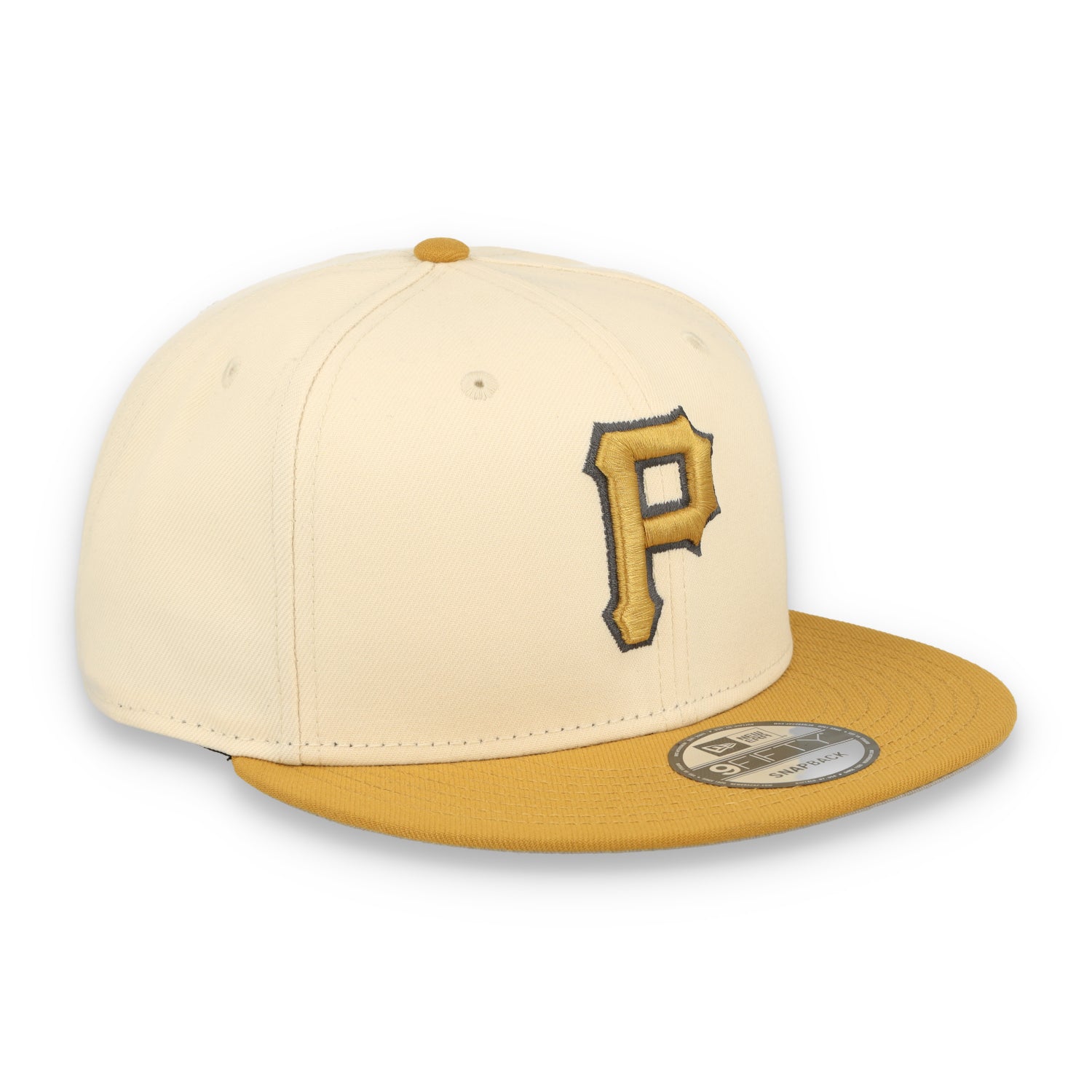 New Era Pittsburgh Pirates 2-Tone 9FIFTY Snapback Hat-Beige /Bronze