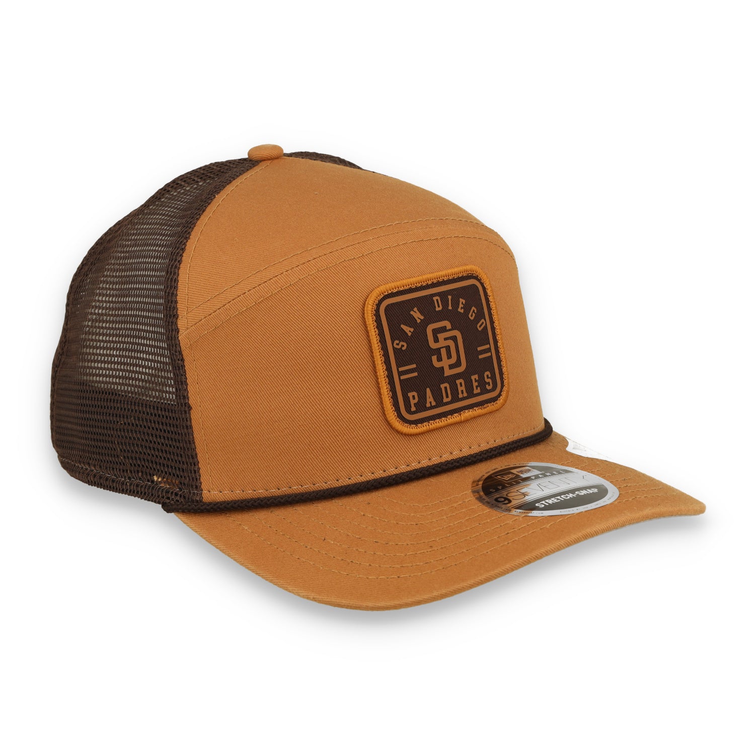 New Era San Diego Padres Injection Split Panel 9SEVENTY Trucker Stretch-Snap