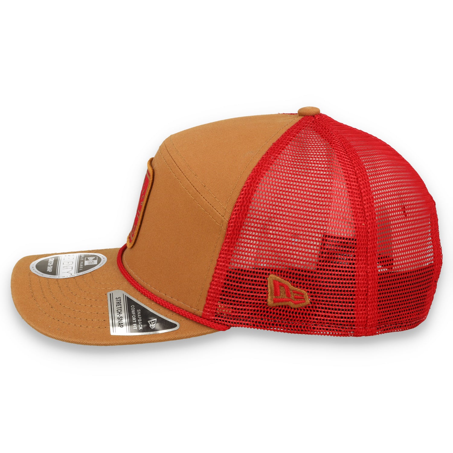 New Era San Francisco 49ers Injection Split Panel 9SEVENTY Trucker Stretch-Snap Hat