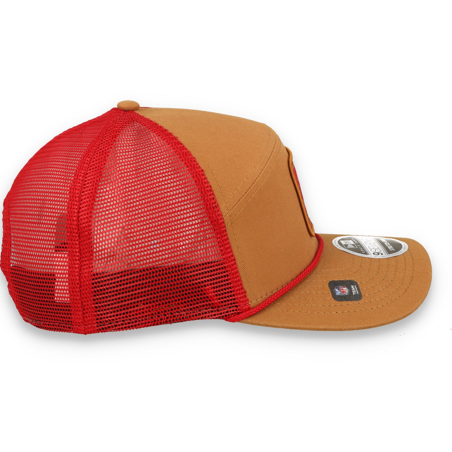 New Era San Francisco 49ers Injection Split Panel 9SEVENTY Trucker Stretch-Snap Hat