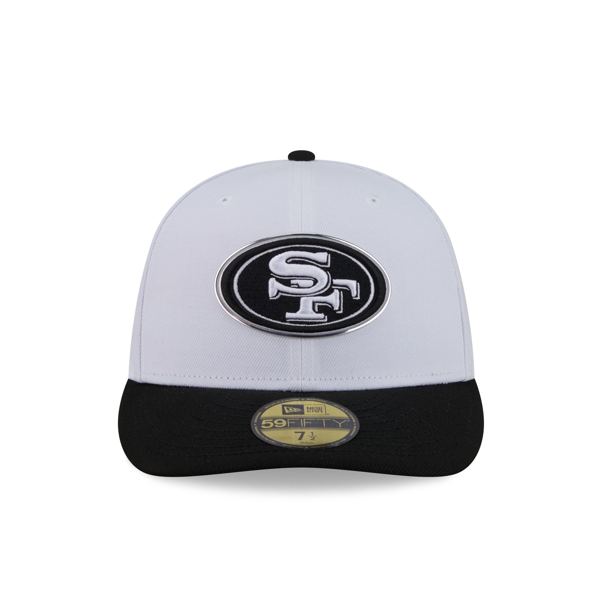 New Era San Francisco 49ers Black And White 2026 NFL Draft  59FIFTY Fitted Hat