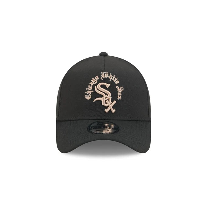 New Era Chicago White Sox Gothic Lettering 9FORTY A-Frame Snapback