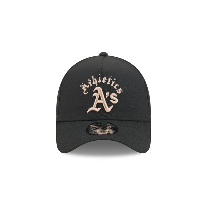 New Era Athletics Gothic Lettering 9FORTY A-Frame Snapback