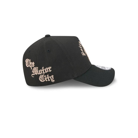 New Era Detroit Tigers Gothic Lettering 9FORTY A-Frame Snapback