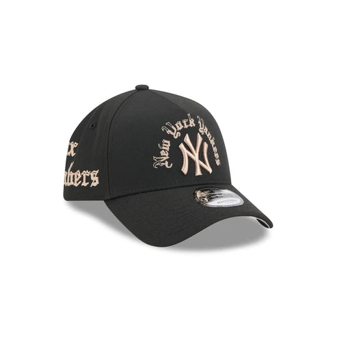 New Era New York Yankees Gothic Lettering 9FORTY A-Frame Snapback