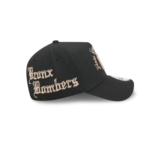New Era New York Yankees Gothic Lettering 9FORTY A-Frame Snapback