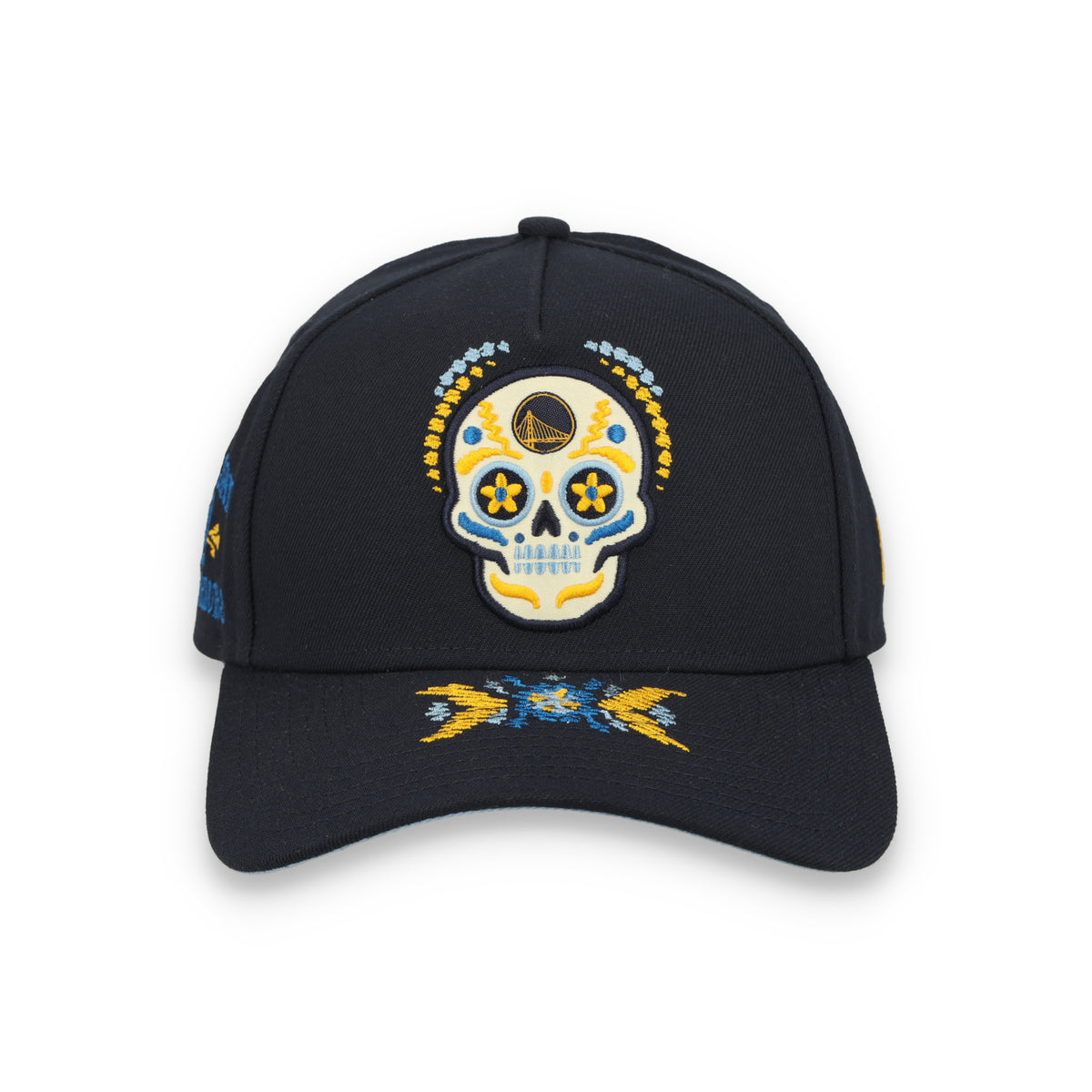 New Era Golden State Warriors 2026 Day of the Dead 9FORTY A-Frame Snapback - Navy