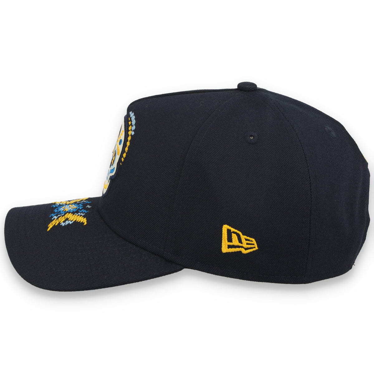 New Era Golden State Warriors 2026 Day of the Dead 9FORTY A-Frame Snapback - Navy