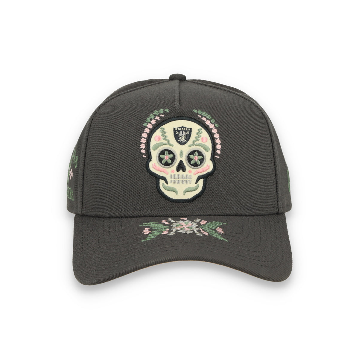 New Era Las Vegas Raiders 2026 Day of the Dead 9FORTY A-Frame Snapback - Gray