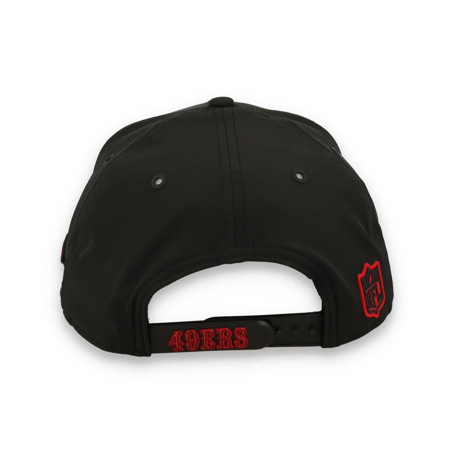New Era San Francisco 49ers On-Field Performance 9SEVENTY Stretch -Snap Adjustable Hat-Black/Red