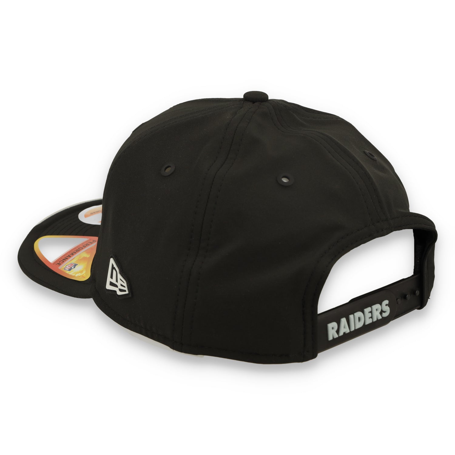 New Era Las Vegas Raiders On-Field Performance 9SEVENTY Stretch Snap Adjustable Hat - Black