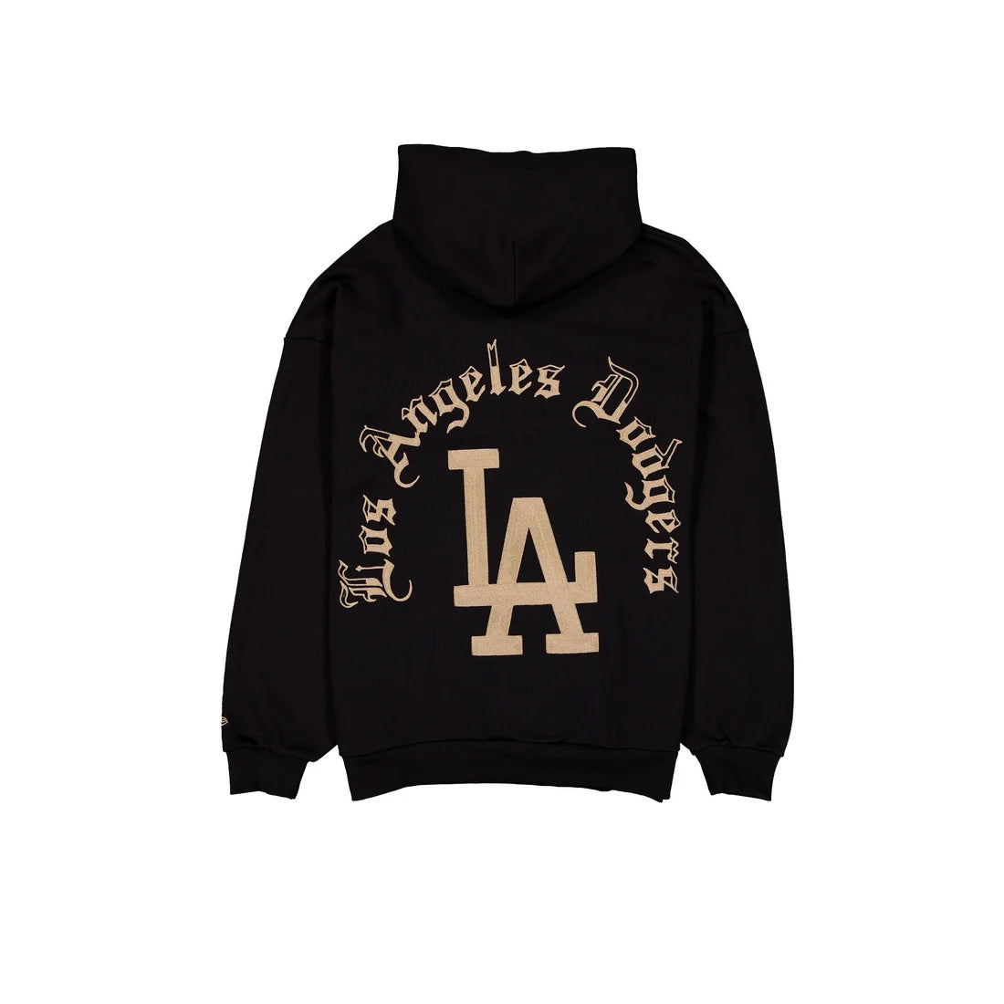 New Era Los Angeles Dodgers Gothic Lettering Black Hoodie