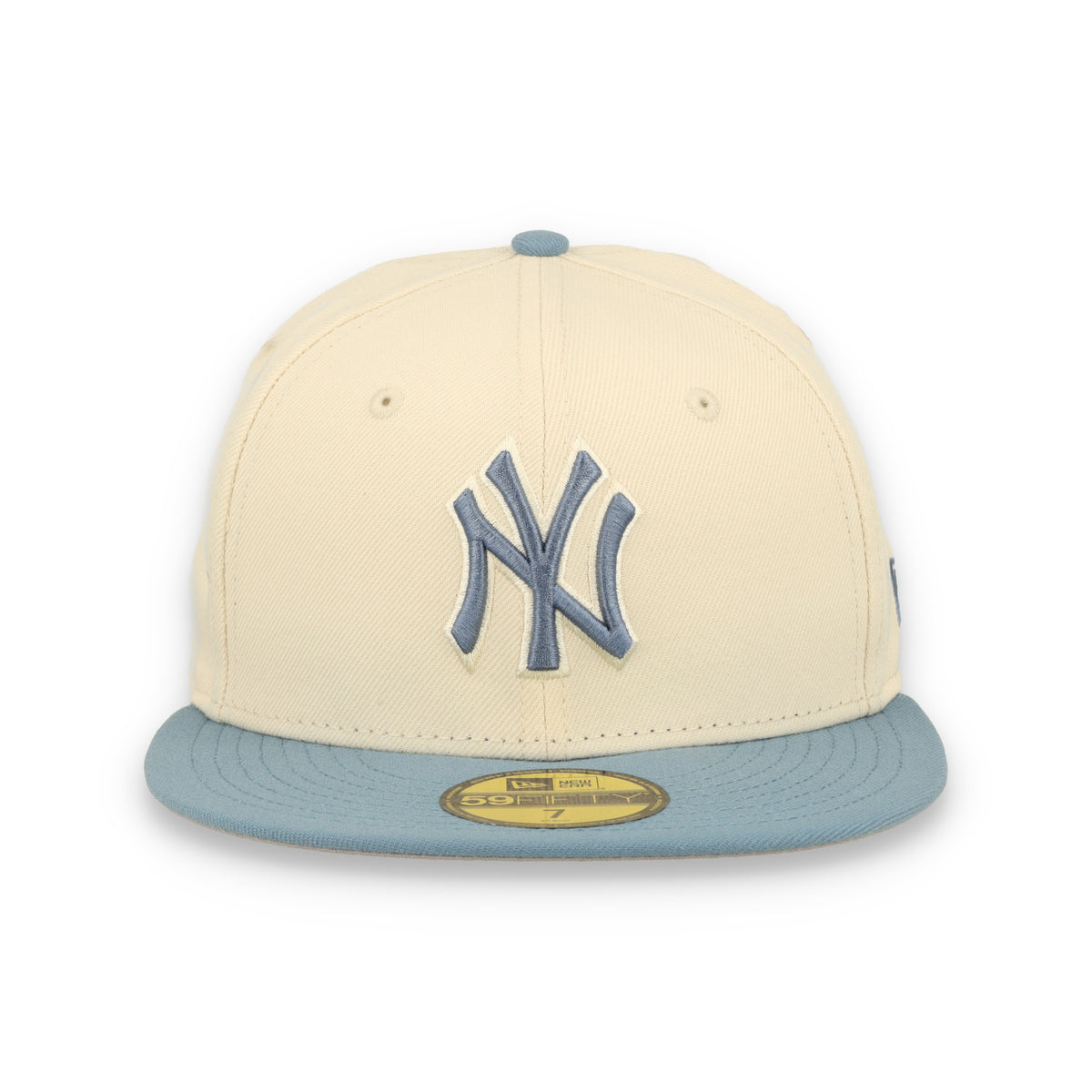 New Era New York Yankees 2-Tone Color Pack 59FIFTY Fitted Hat - Cream/Baby Blue
