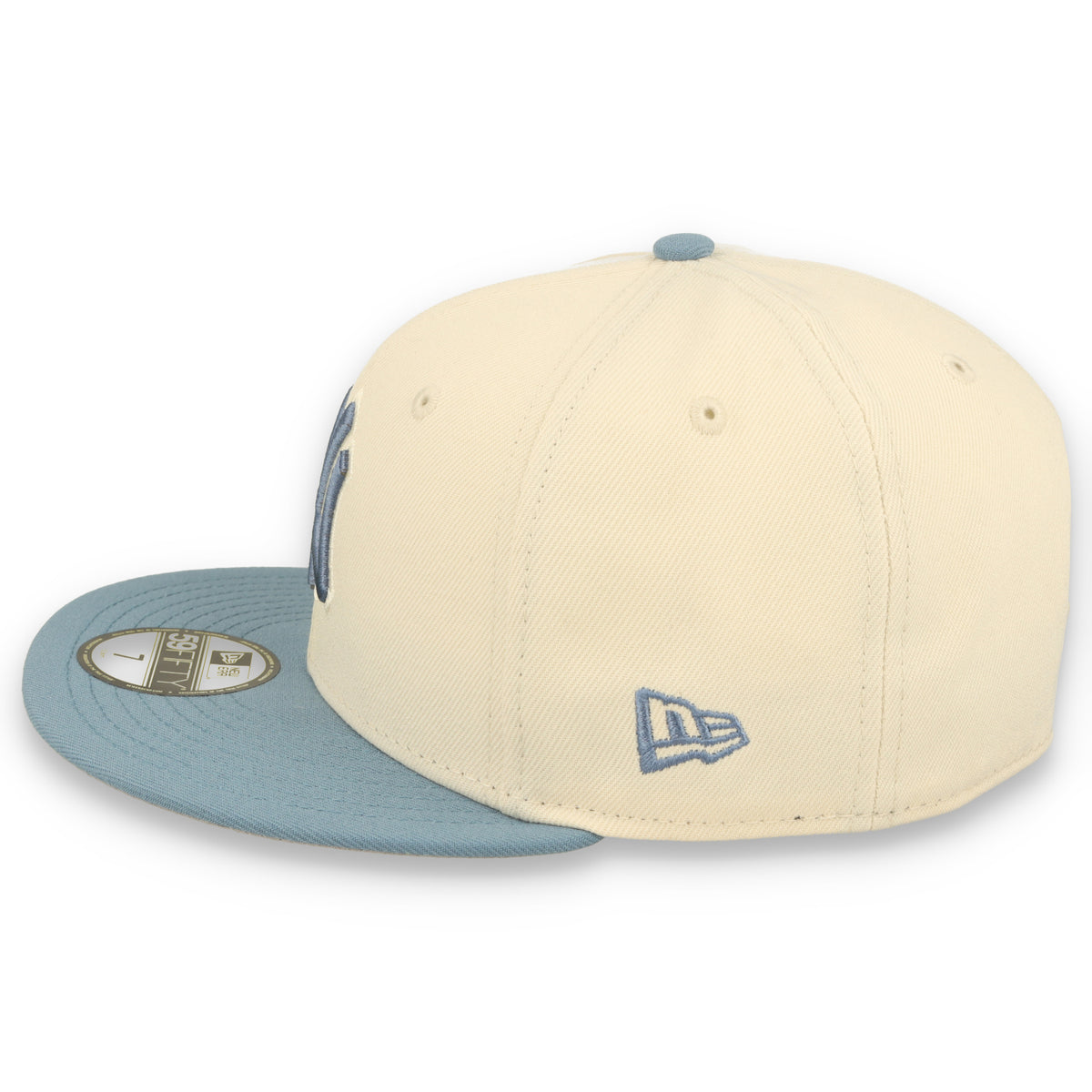 New Era New York Yankees 2-Tone Color Pack 59FIFTY Fitted Hat - Cream/Baby Blue