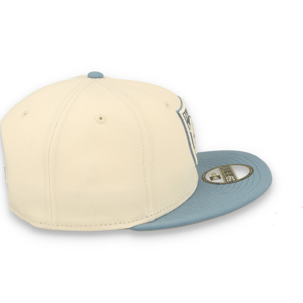 New Era Las Vegas Raiders 2-Tone Color Pack 59FIFTY Fitted Hat - Cream/Baby Blue