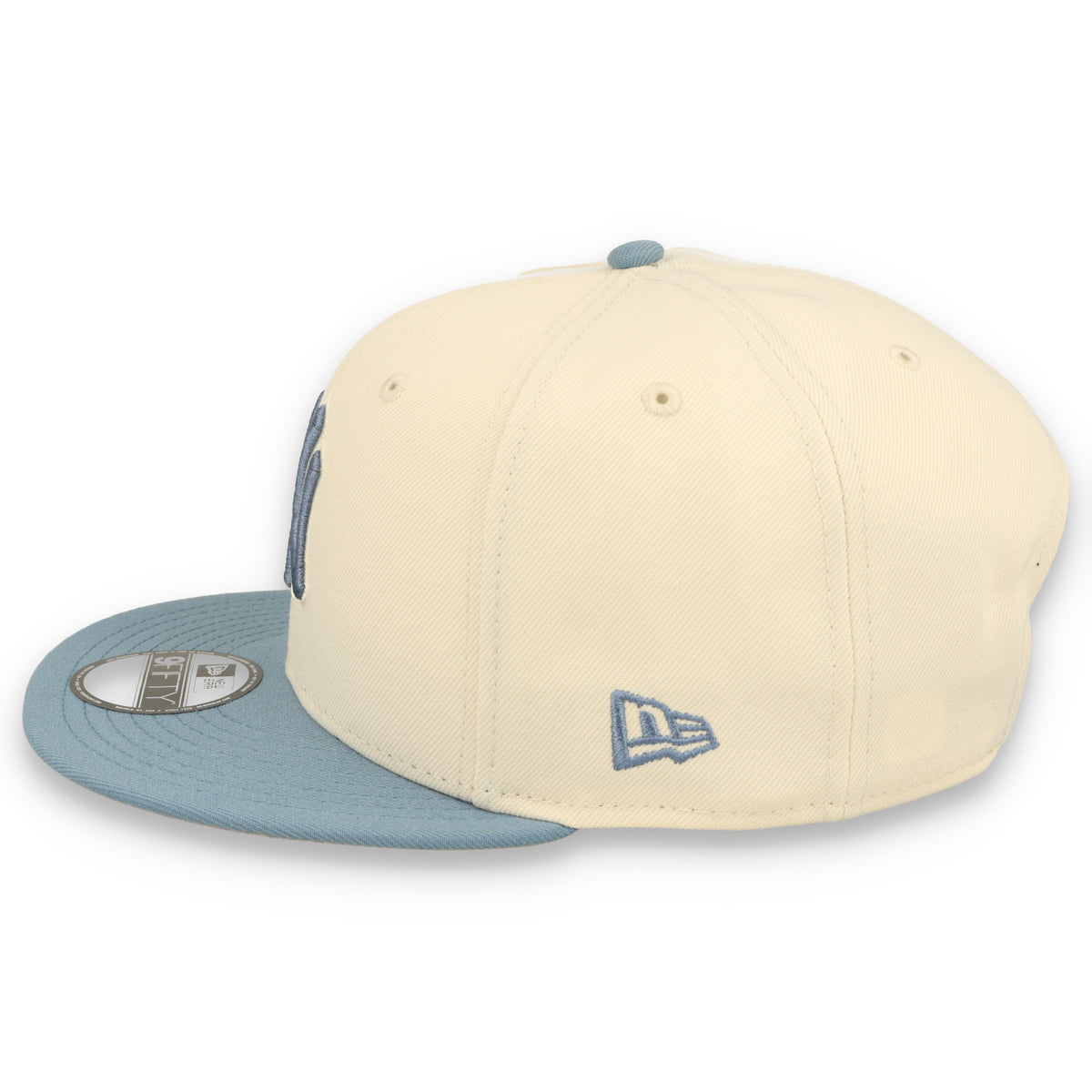 New Era New York Yankees 2-Tone Color Pack 9FIFTY Snapback Hat - Cream/Baby Blue