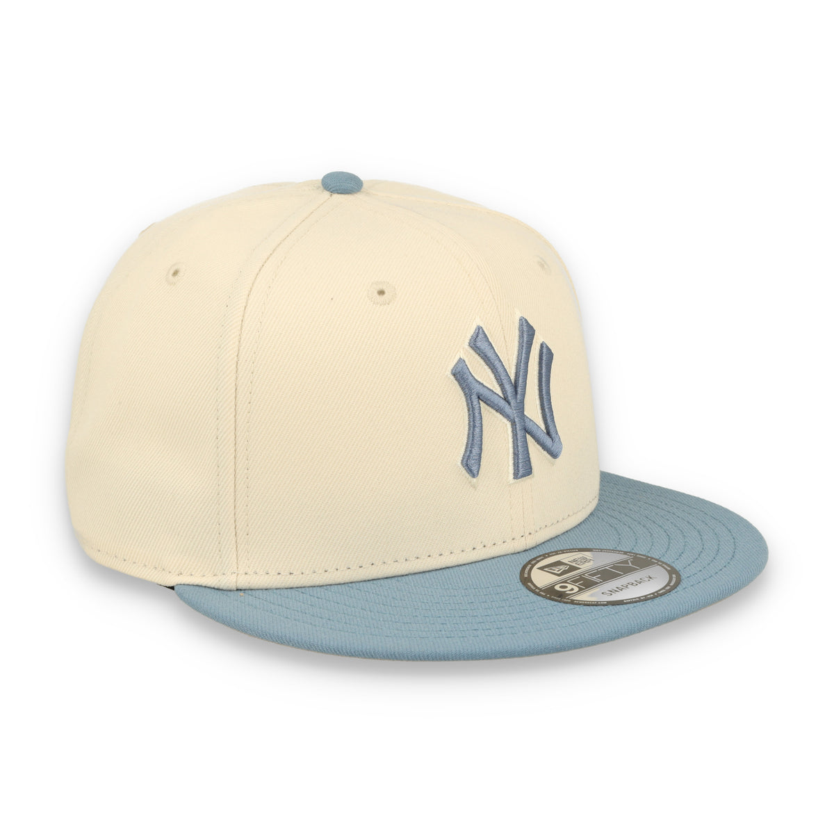 New Era New York Yankees 2-Tone Color Pack 9FIFTY Snapback Hat - Cream/Baby Blue