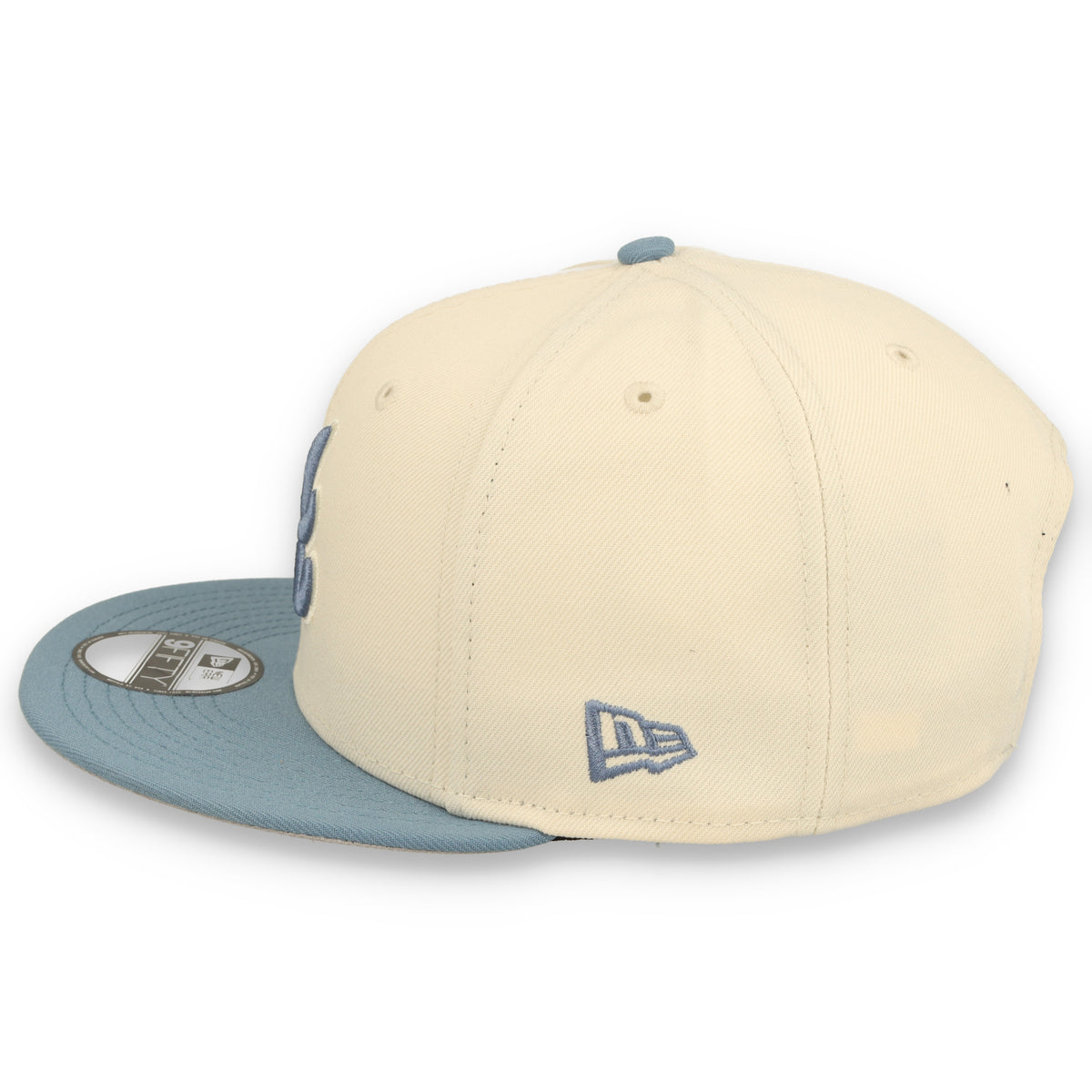 New Era Atlanta Braves 2-Tone Color Pack 9FIFTY Snapback Hat - Cream/Baby Blue