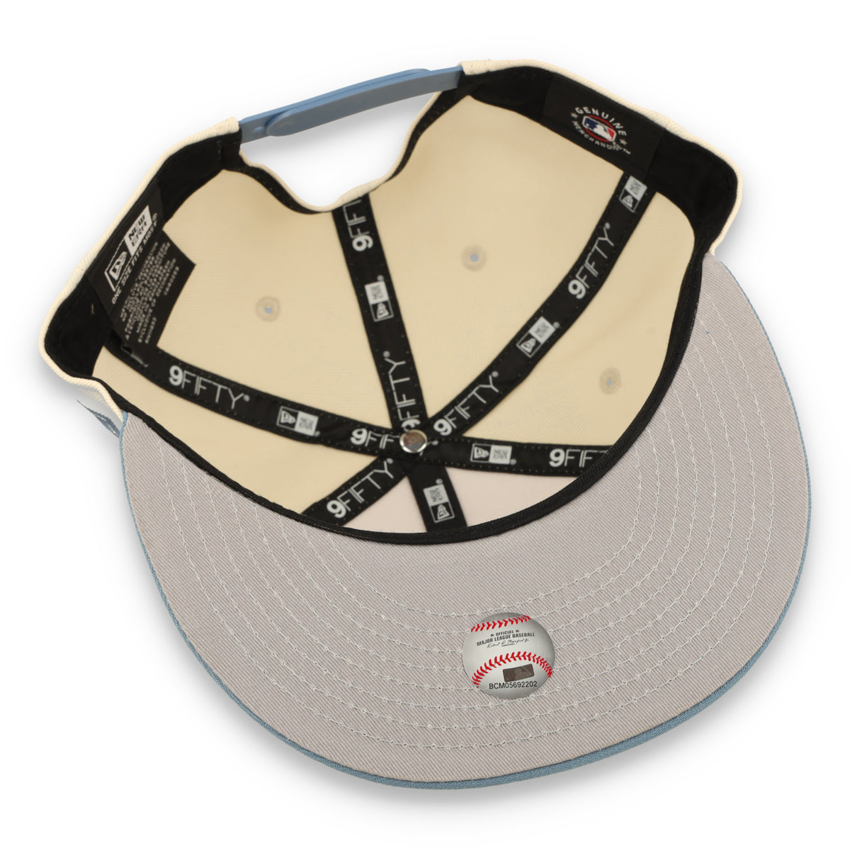 New Era San Diego Padres 2-Tone Color Pack 9FIFTY Snapback Hat - Cream/Baby Blue