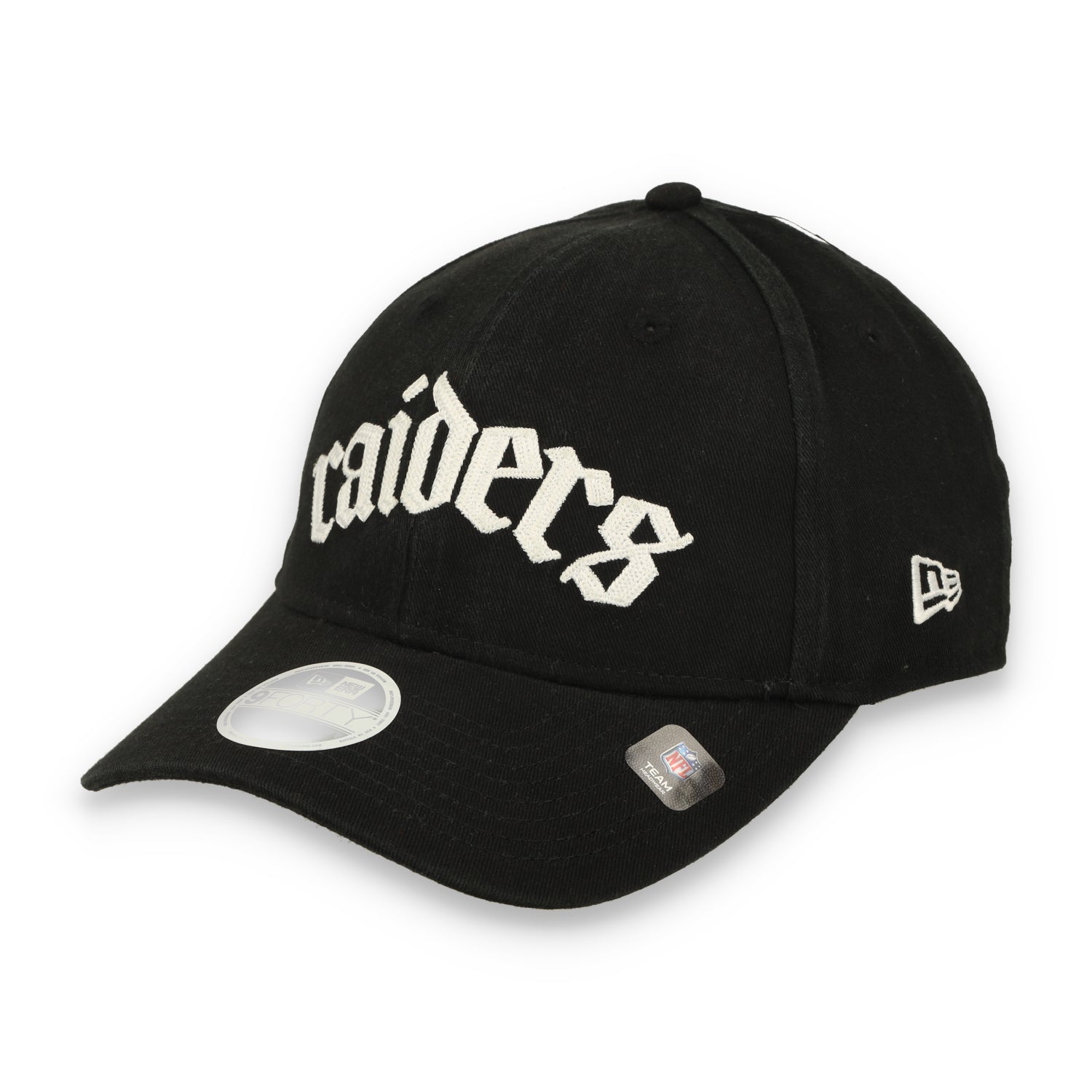 New Era Women's Las Vegas Raiders Gothic Font 9FORTY M-Crown Adjustable Hat